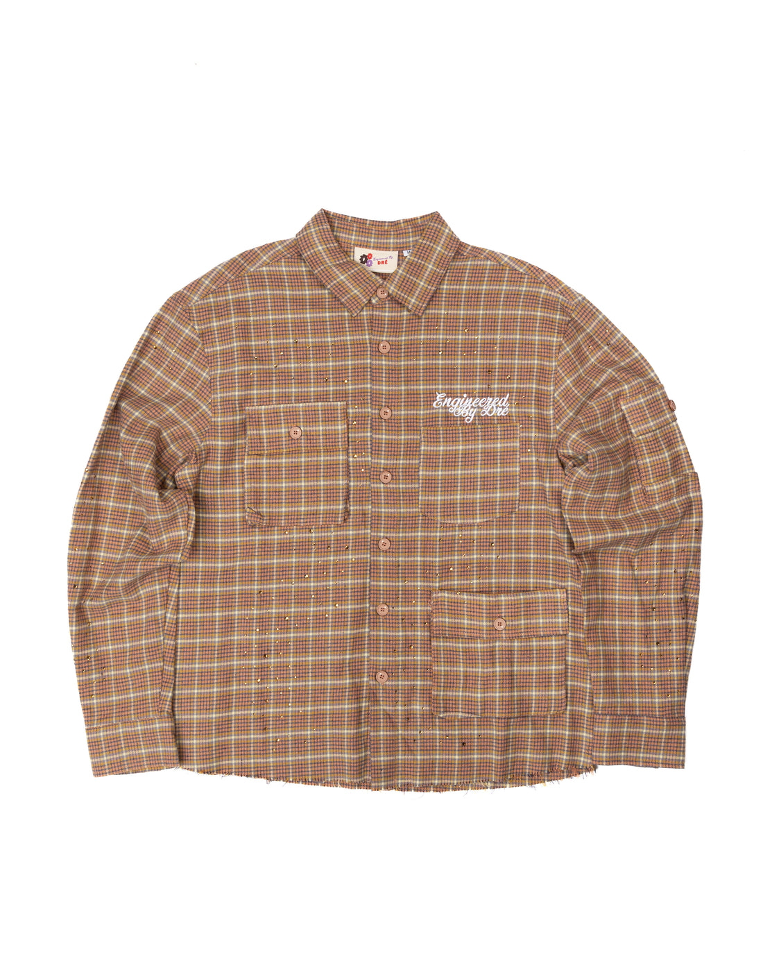 ROSE GOLD RHINESTONE FLANNEL