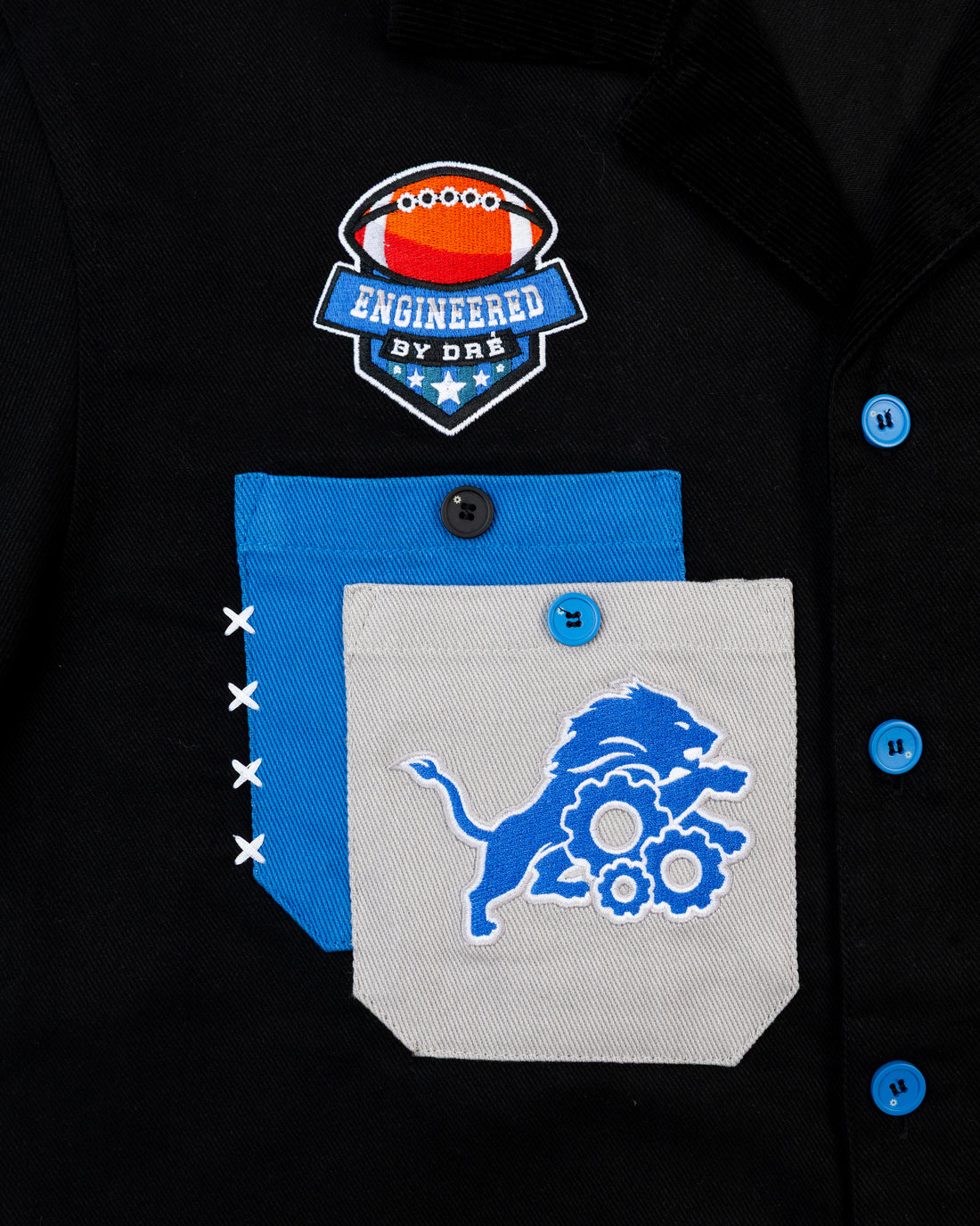 DET LIONS WORKSHIRT ( BLACK )
