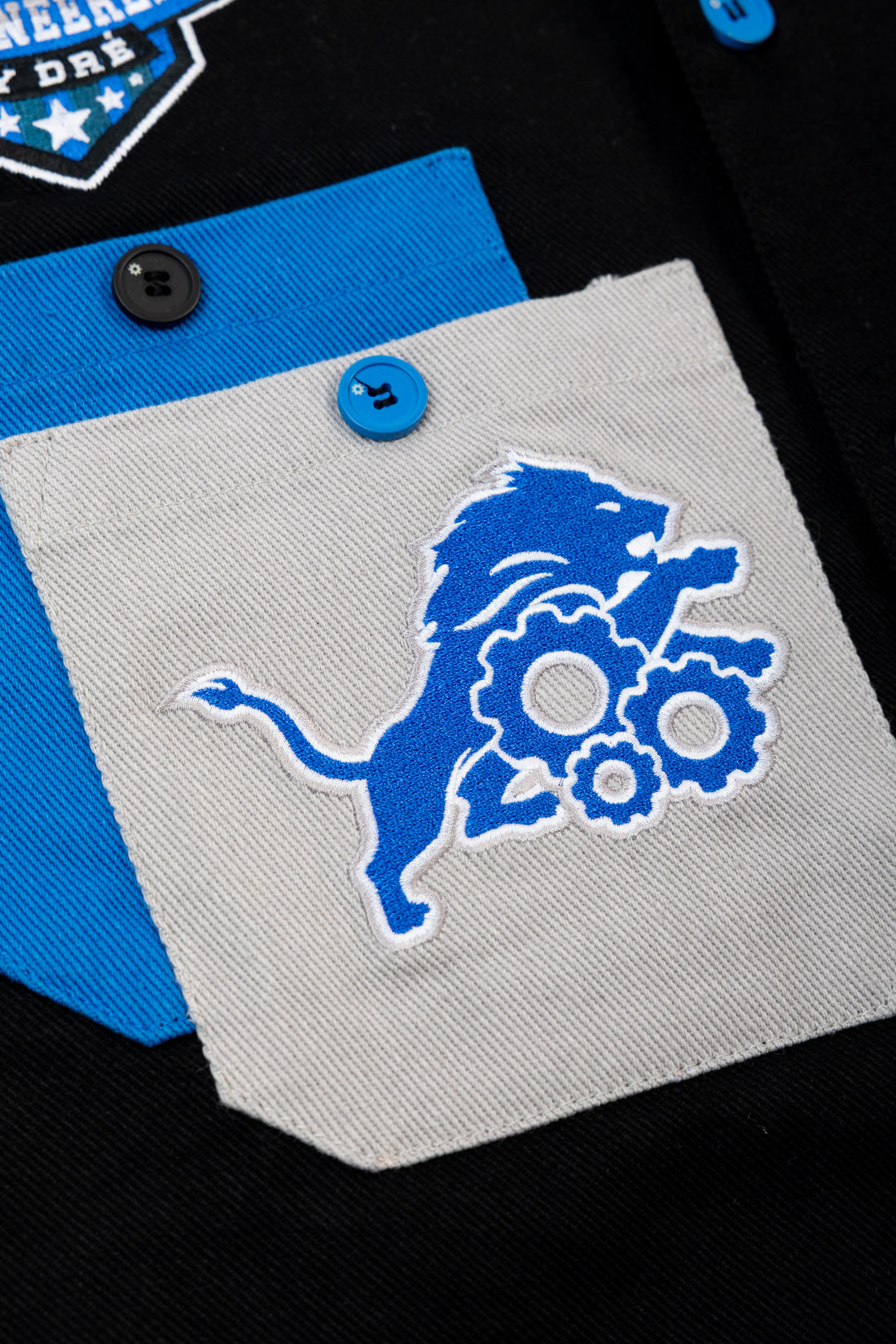 DET LIONS WORKSHIRT ( BLACK )