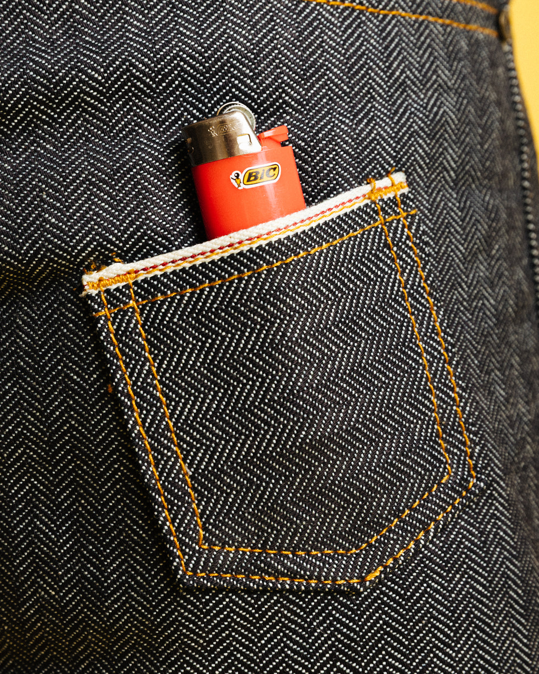 JAPANESE HERRINGBONE SELVEDGE DENIM JEANS