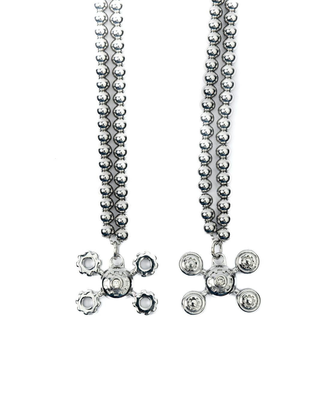 SILVER Gear Sphere Chain Set ( LONG )