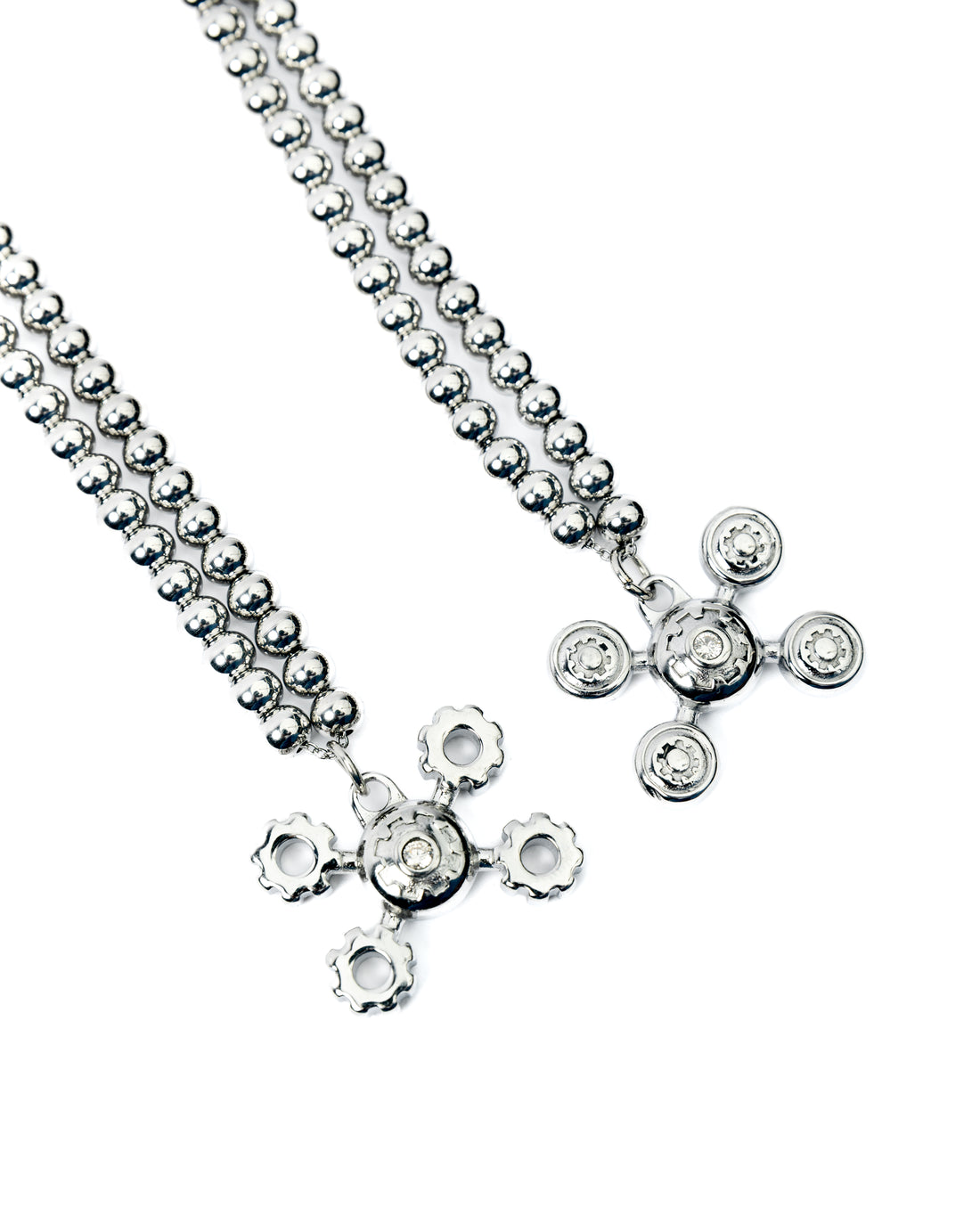 SILVER Gear Sphere Chain Set ( LONG )