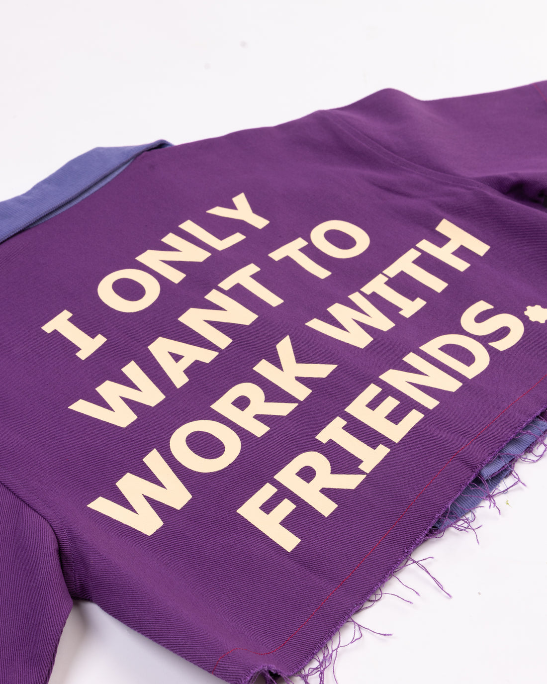 Reimagined PURPLE HAZE "Hér" WORKSHIRT ( CROPPED )