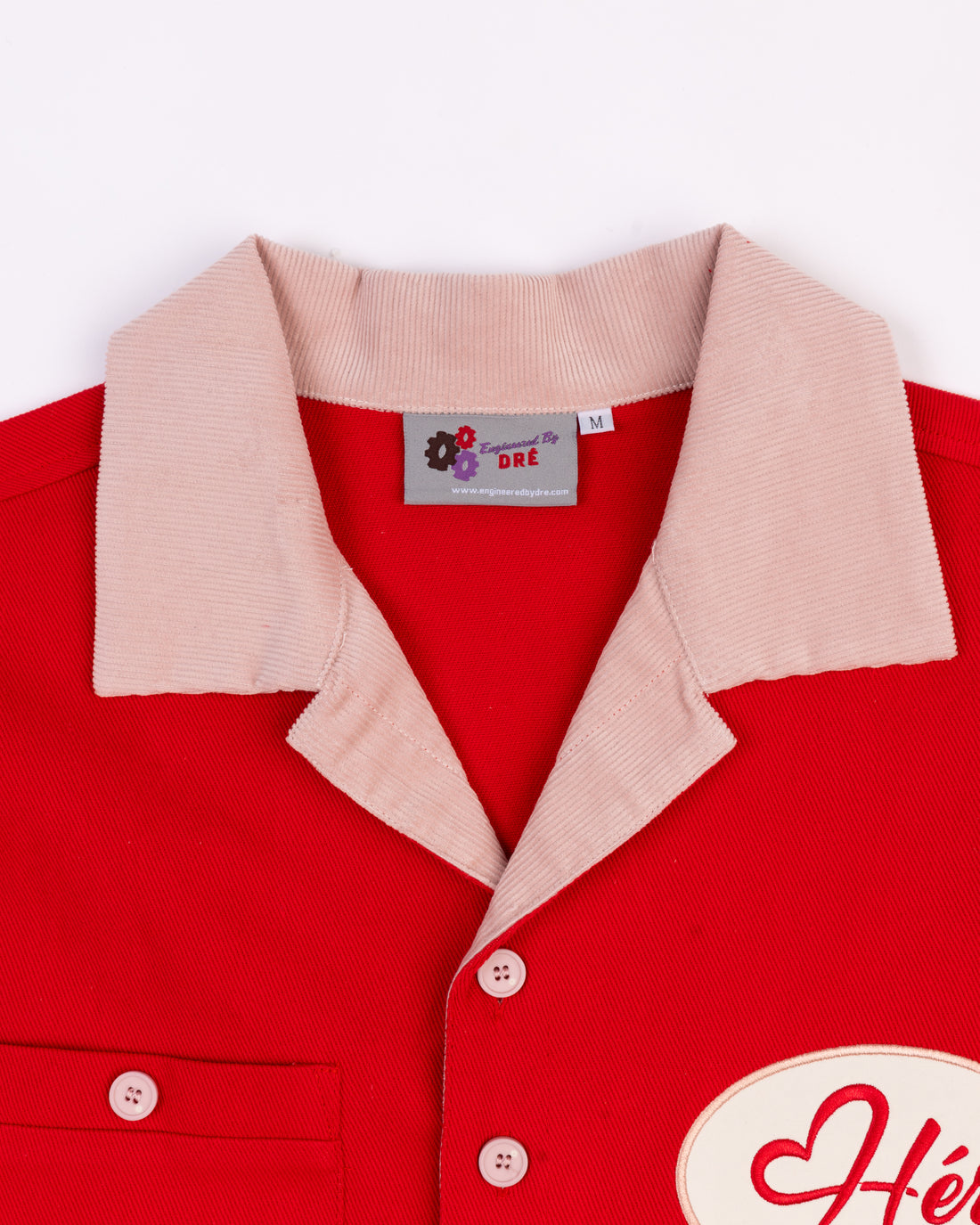 Reimagined CHERRY BLOSSOM "Hér" WORKSHIRT ( CROPPED )