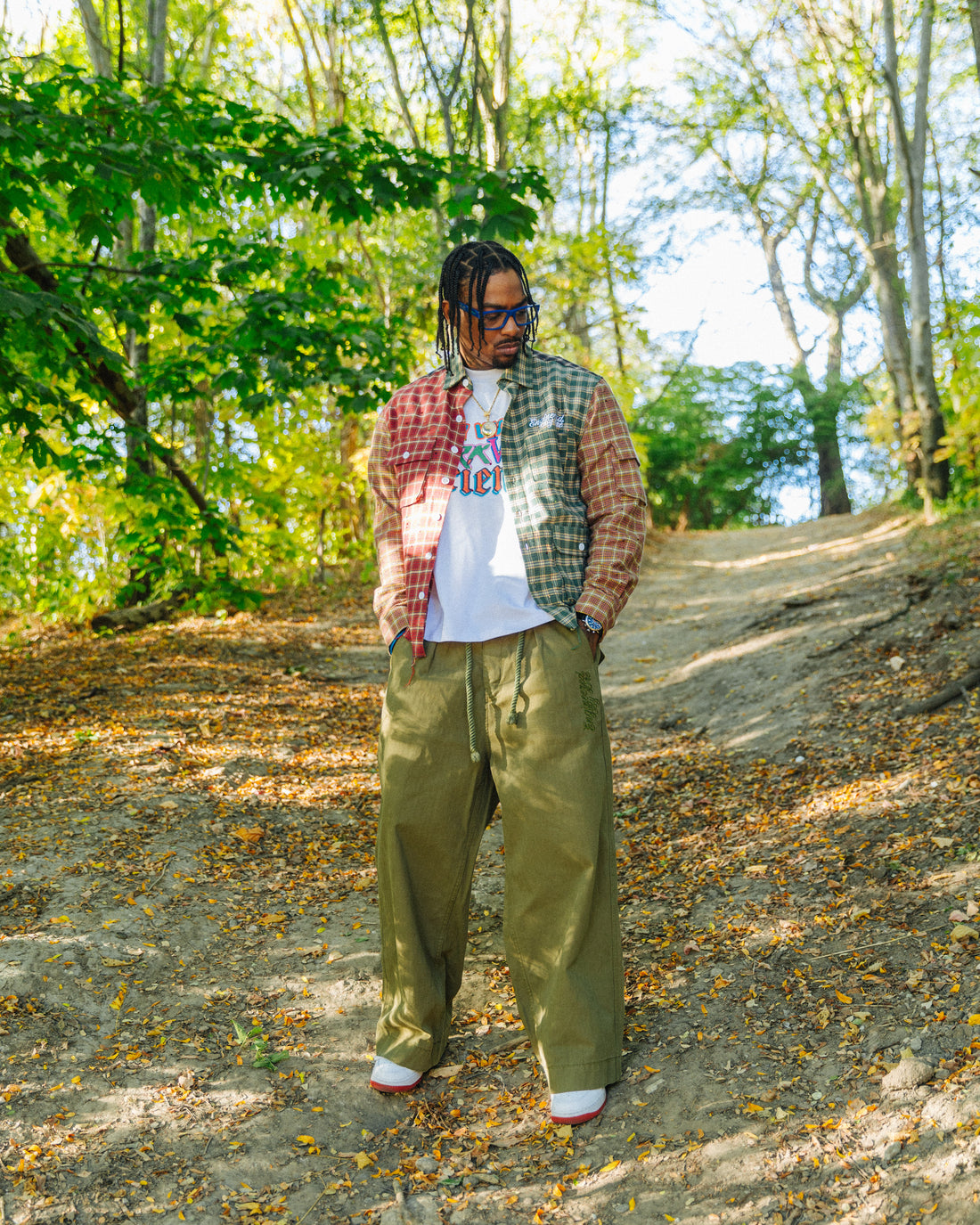 GREEN PARACHUTE PANTS
