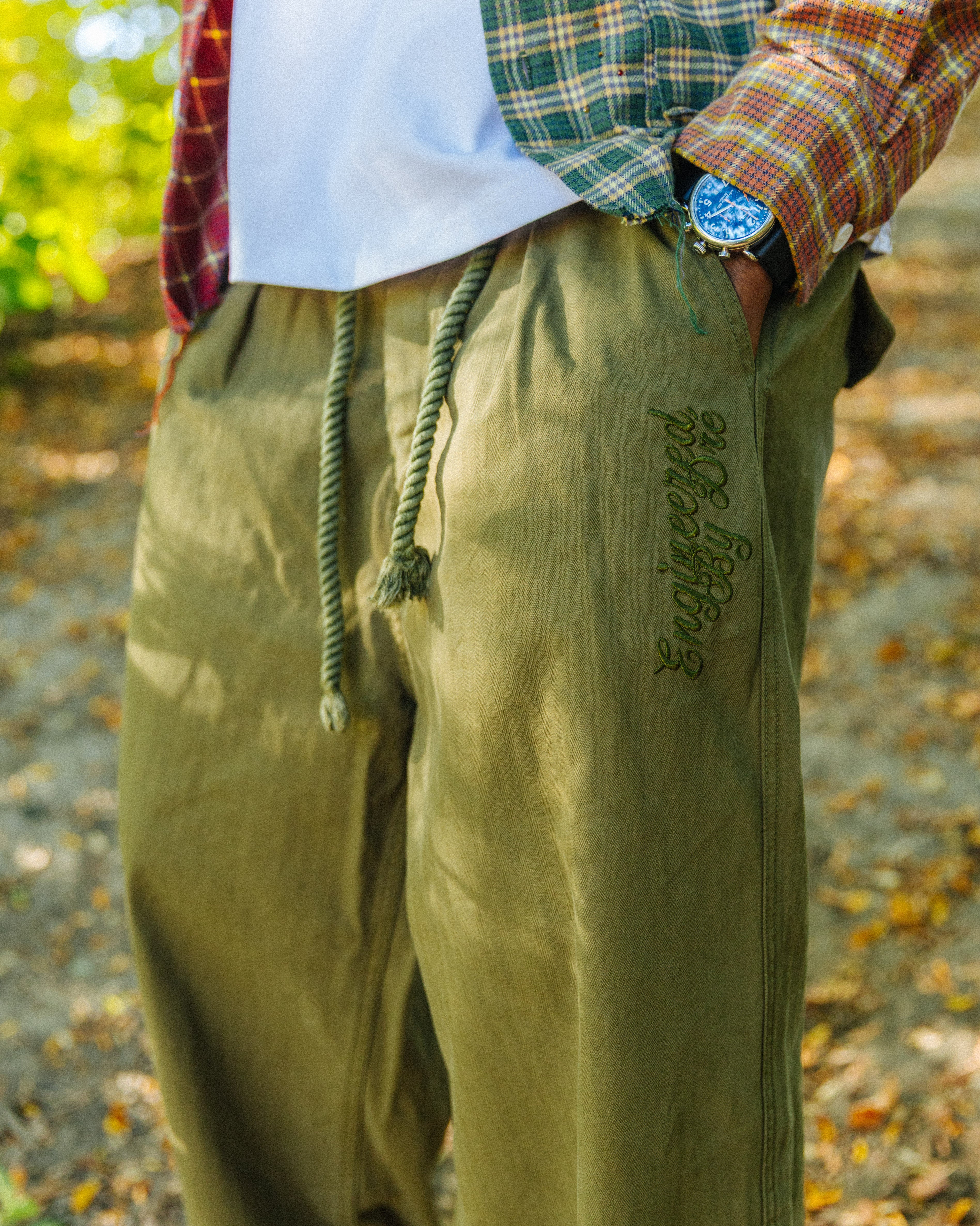 GREEN PARACHUTE PANTS