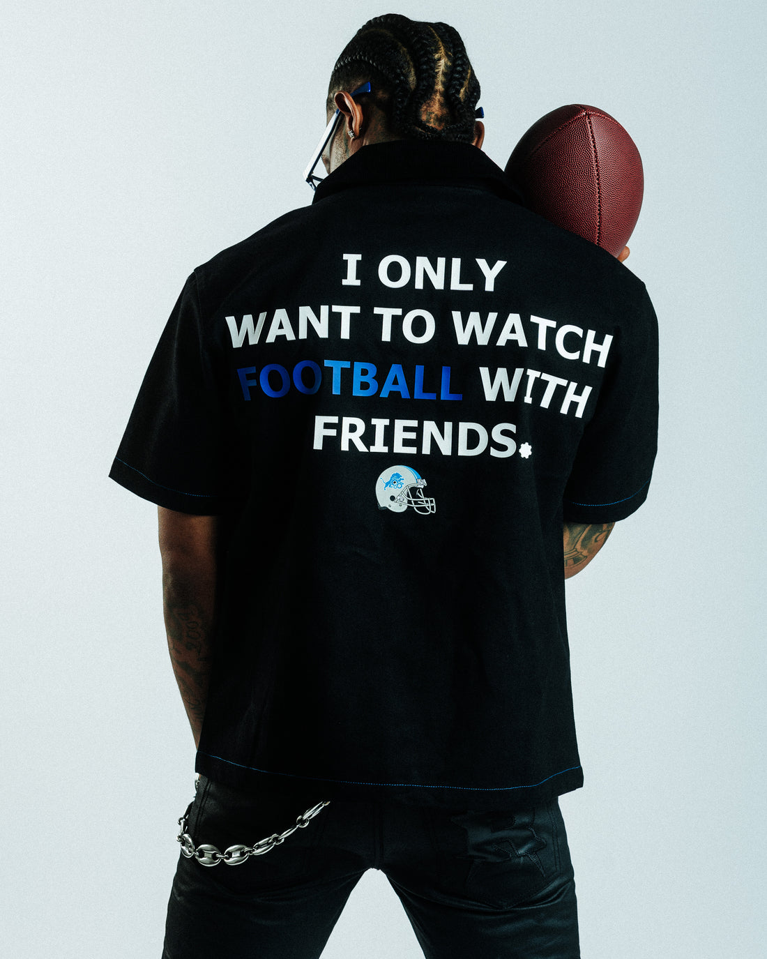 DET LIONS WORKSHIRT ( BLACK )