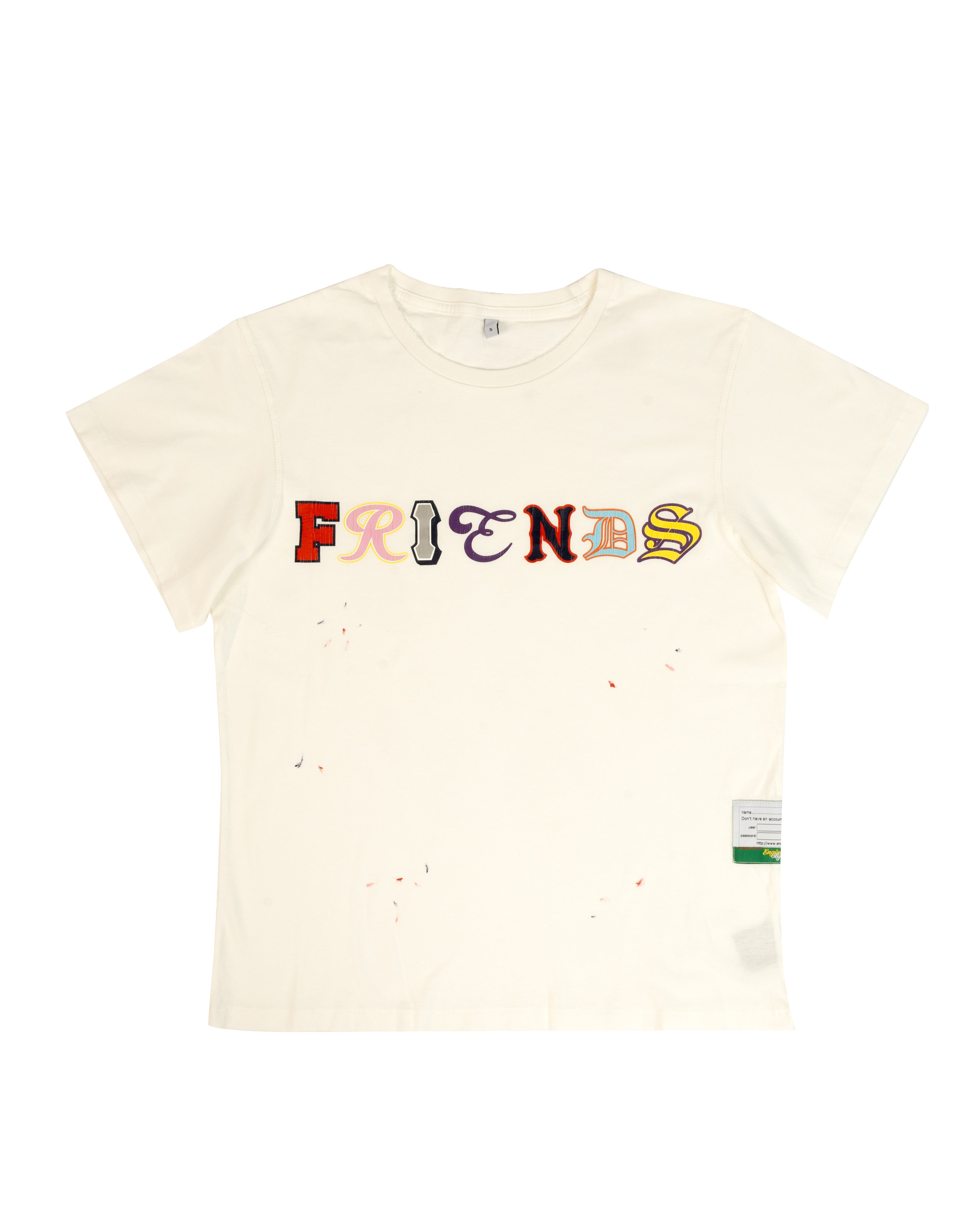 Vintage Friends Tee ( WHITE )