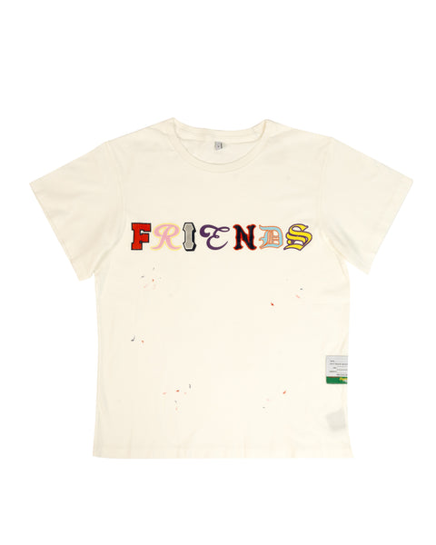 Vintage Friends Tee ( WHITE )