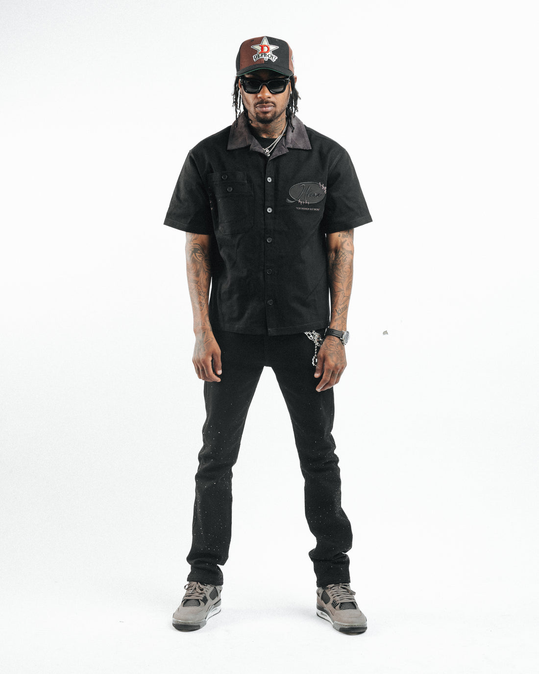 TRIPLE BLACK "Hím" WORKSHIRT