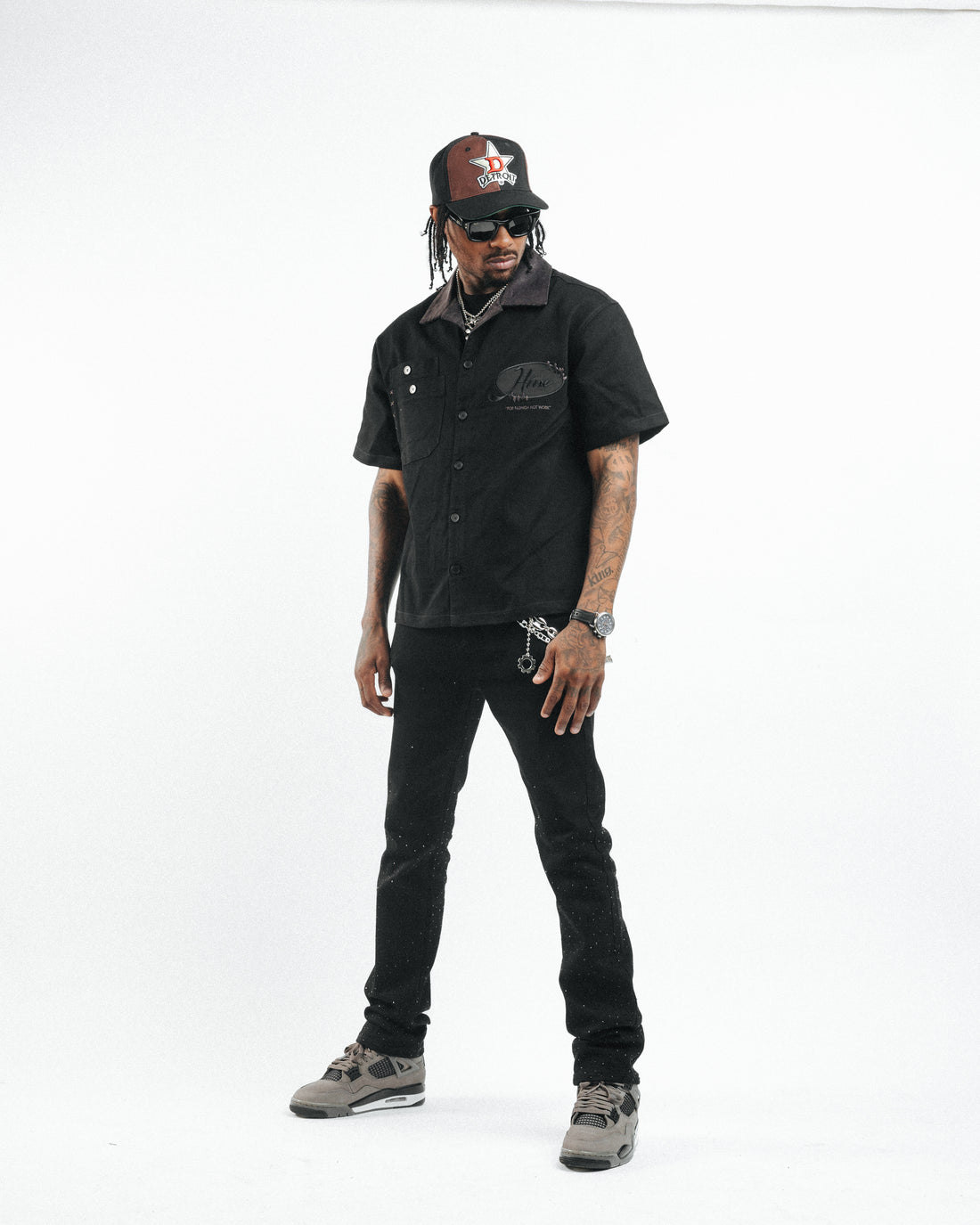 TRIPLE BLACK "Hím" WORKSHIRT