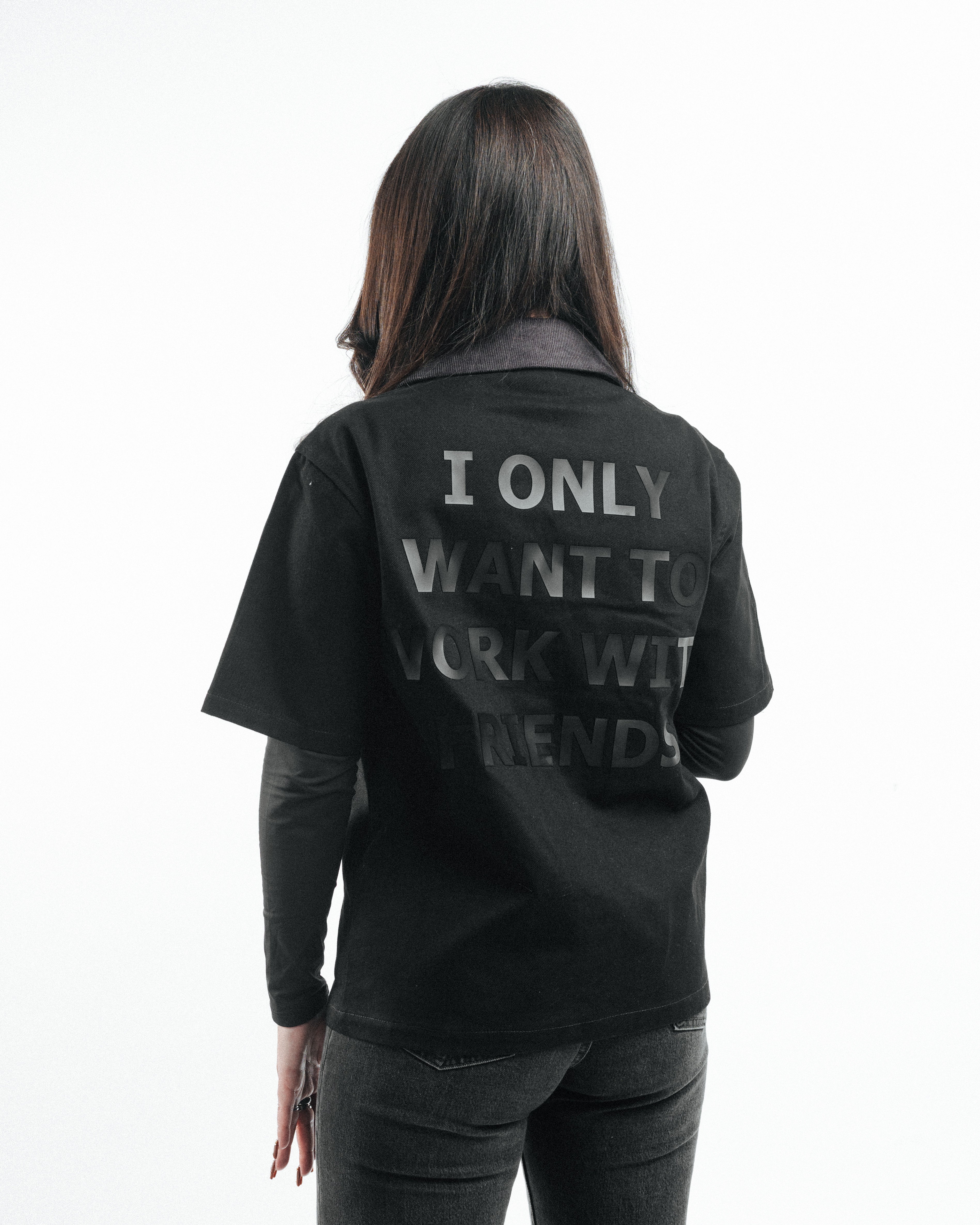 TRIPLE BLACK "Hér" WORKSHIRT ( FULL )