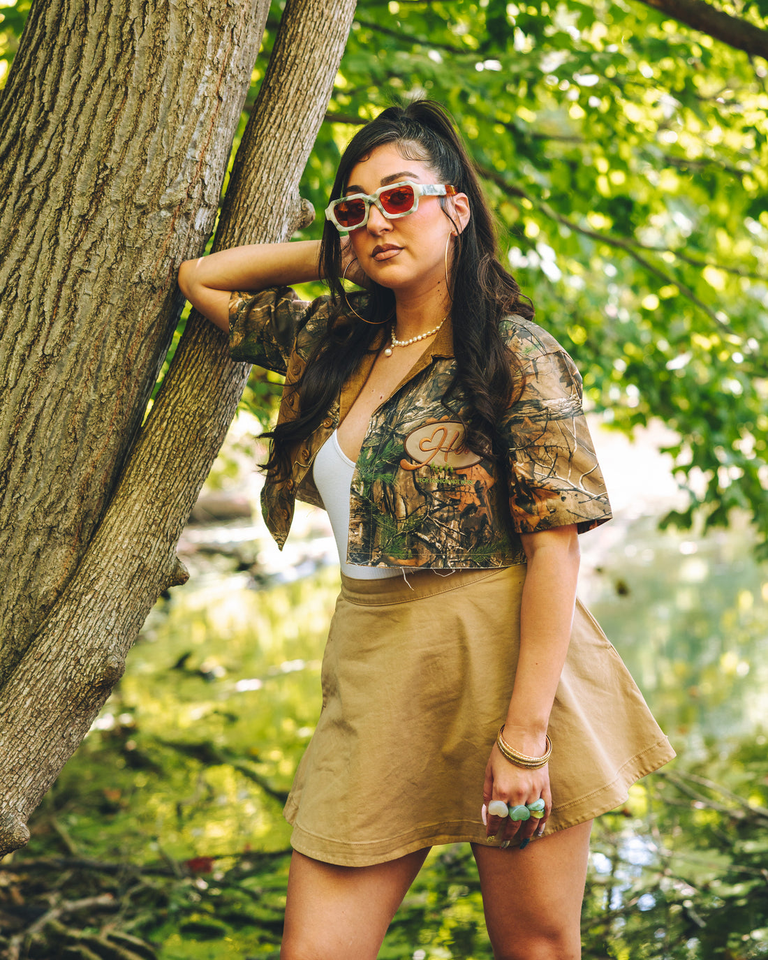 Real Tree "Hér" WORKSHIRT ( CROPPED )