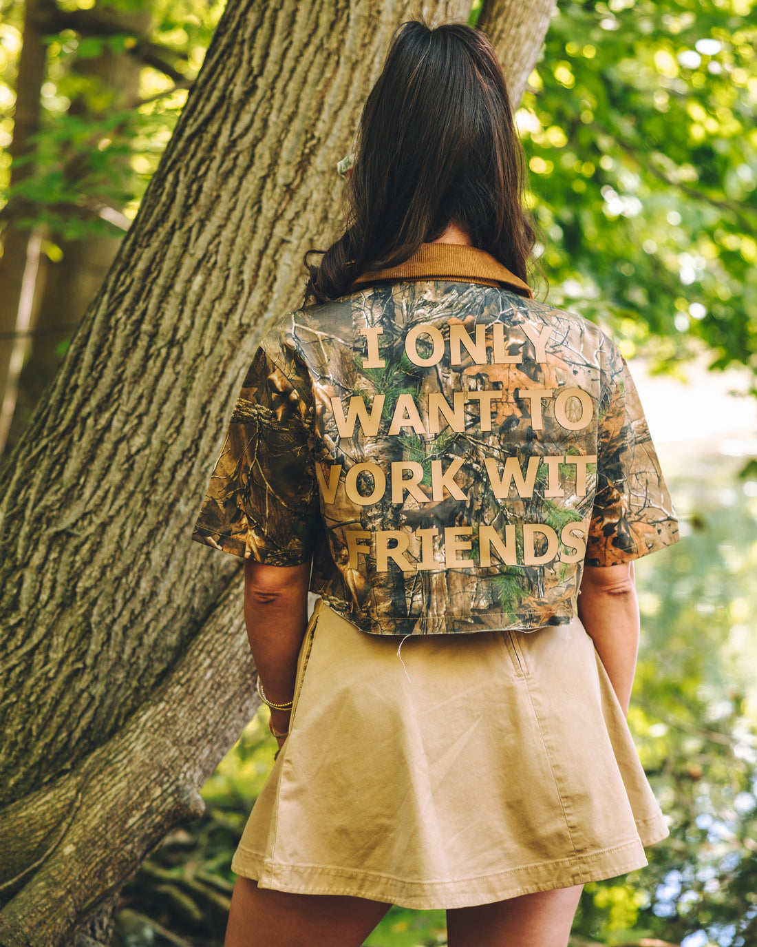 Real Tree "Hér" WORKSHIRT ( CROPPED )