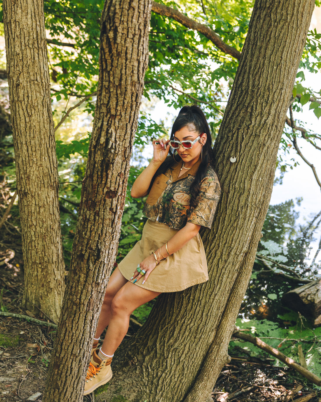 Real Tree "Hér" WORKSHIRT ( CROPPED )