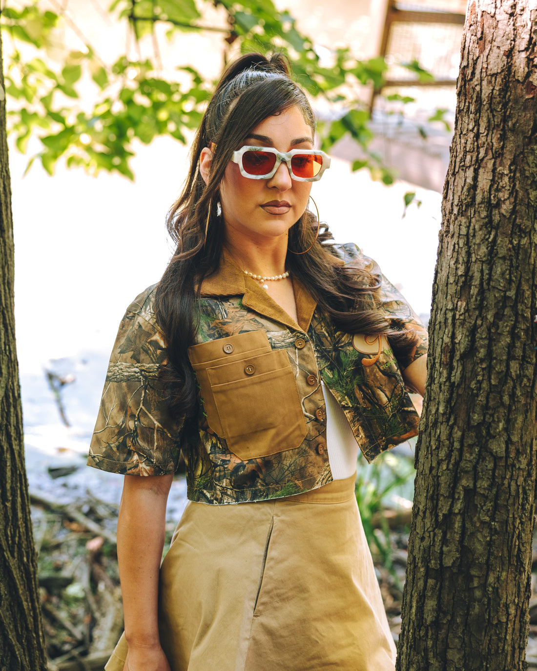 Real Tree "Hér" WORKSHIRT ( CROPPED )
