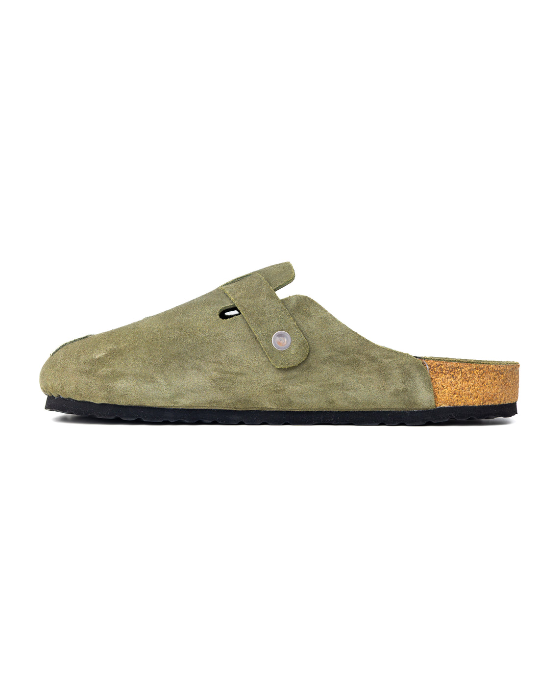 ENGINEERED SUEDE CLOG (OLIVE)