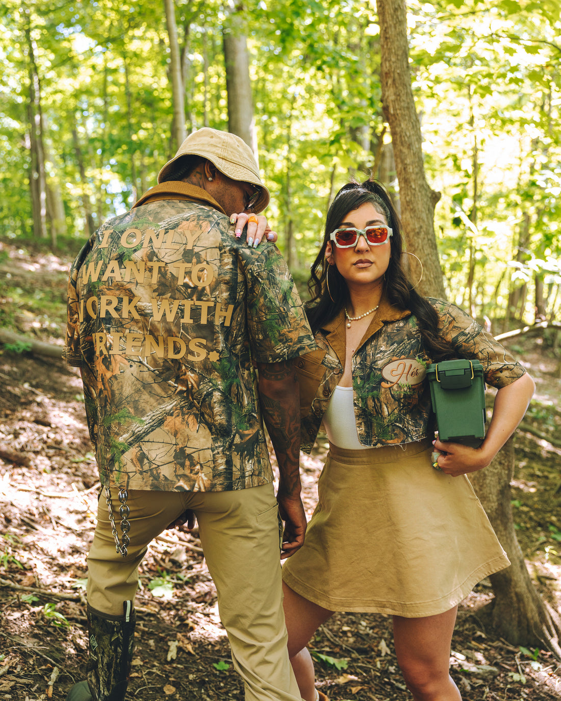 Real Tree "Hér" WORKSHIRT ( CROPPED )