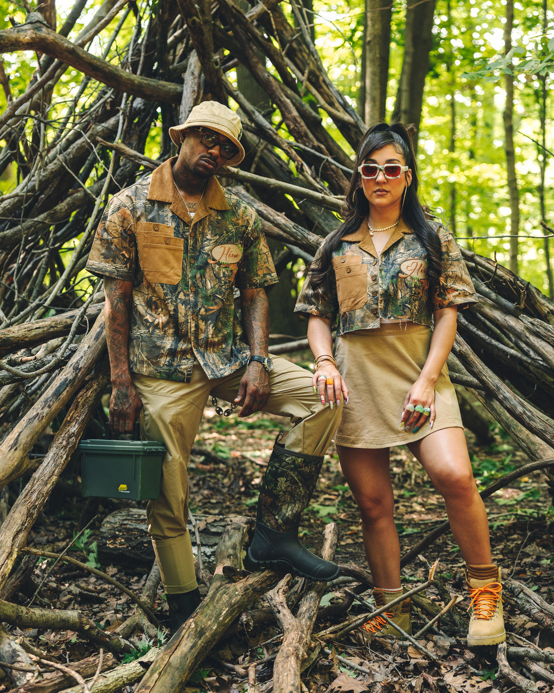Real Tree "Hér" WORKSHIRT ( CROPPED )