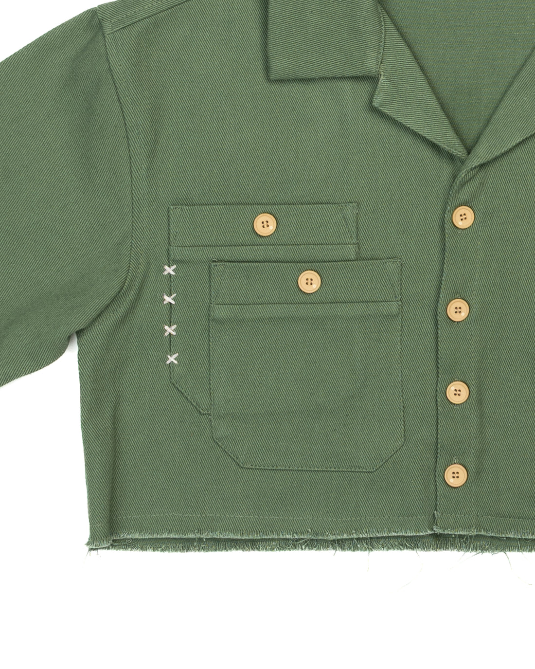 Sandy Moss "Hér" Workshirt ( CROPPED )