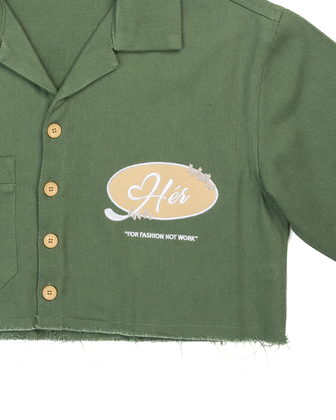 Sandy Moss "Hér" Workshirt ( CROPPED )