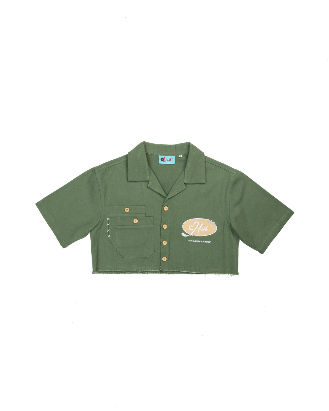Sandy Moss "Hér" Workshirt ( CROPPED )