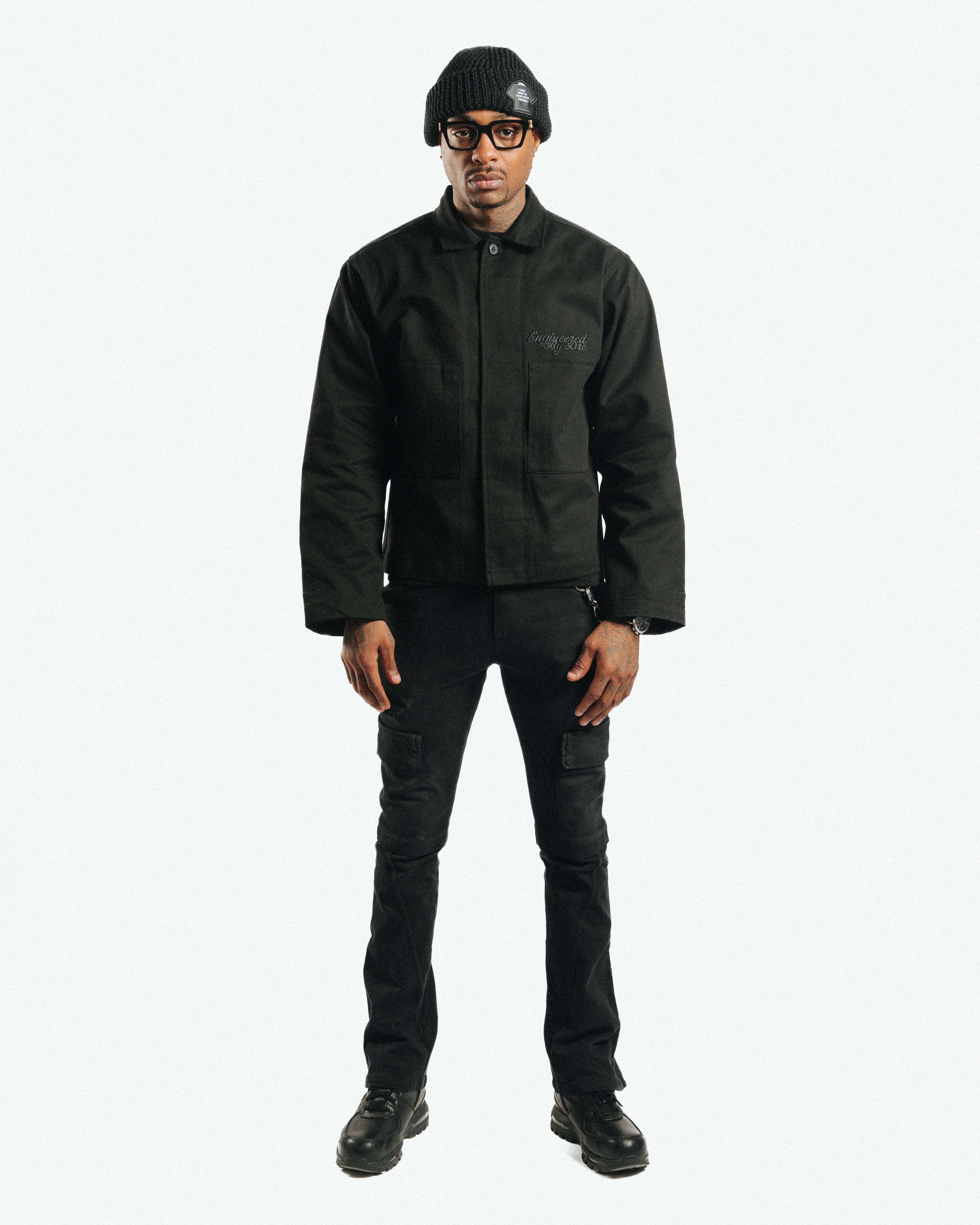Triple Black Long Sleeve Workshirt