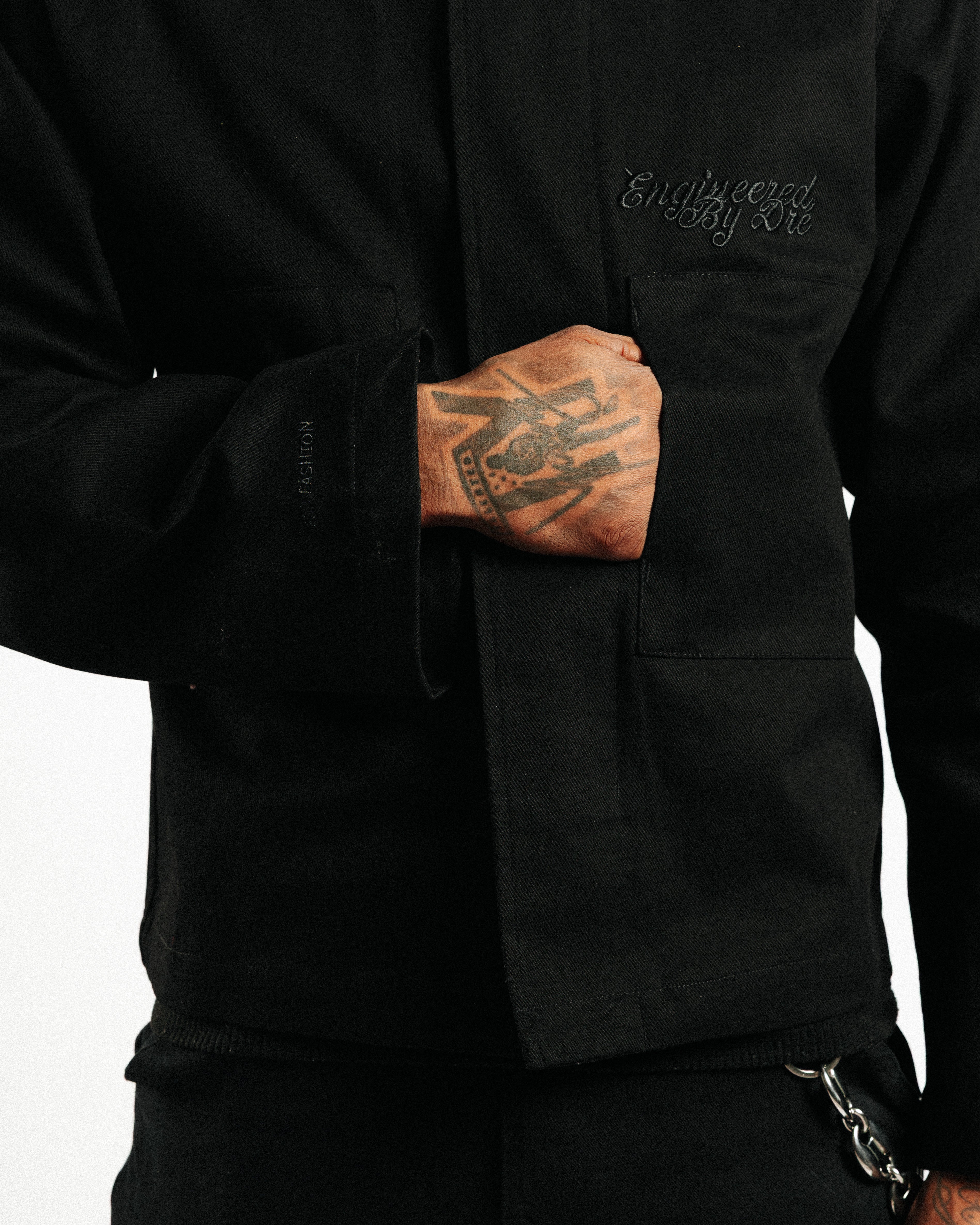 Triple Black Long Sleeve Workshirt