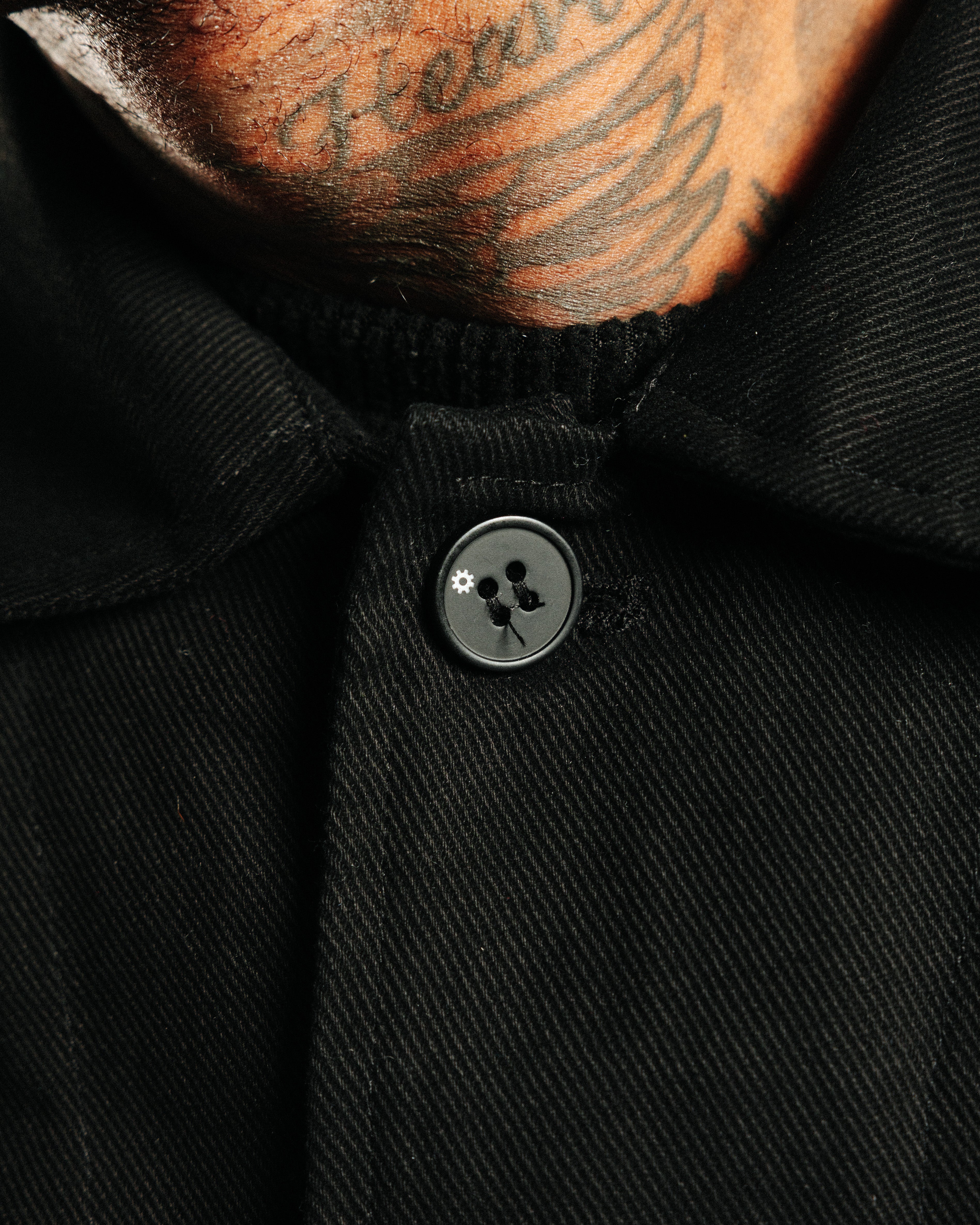 Triple Black Long Sleeve Workshirt