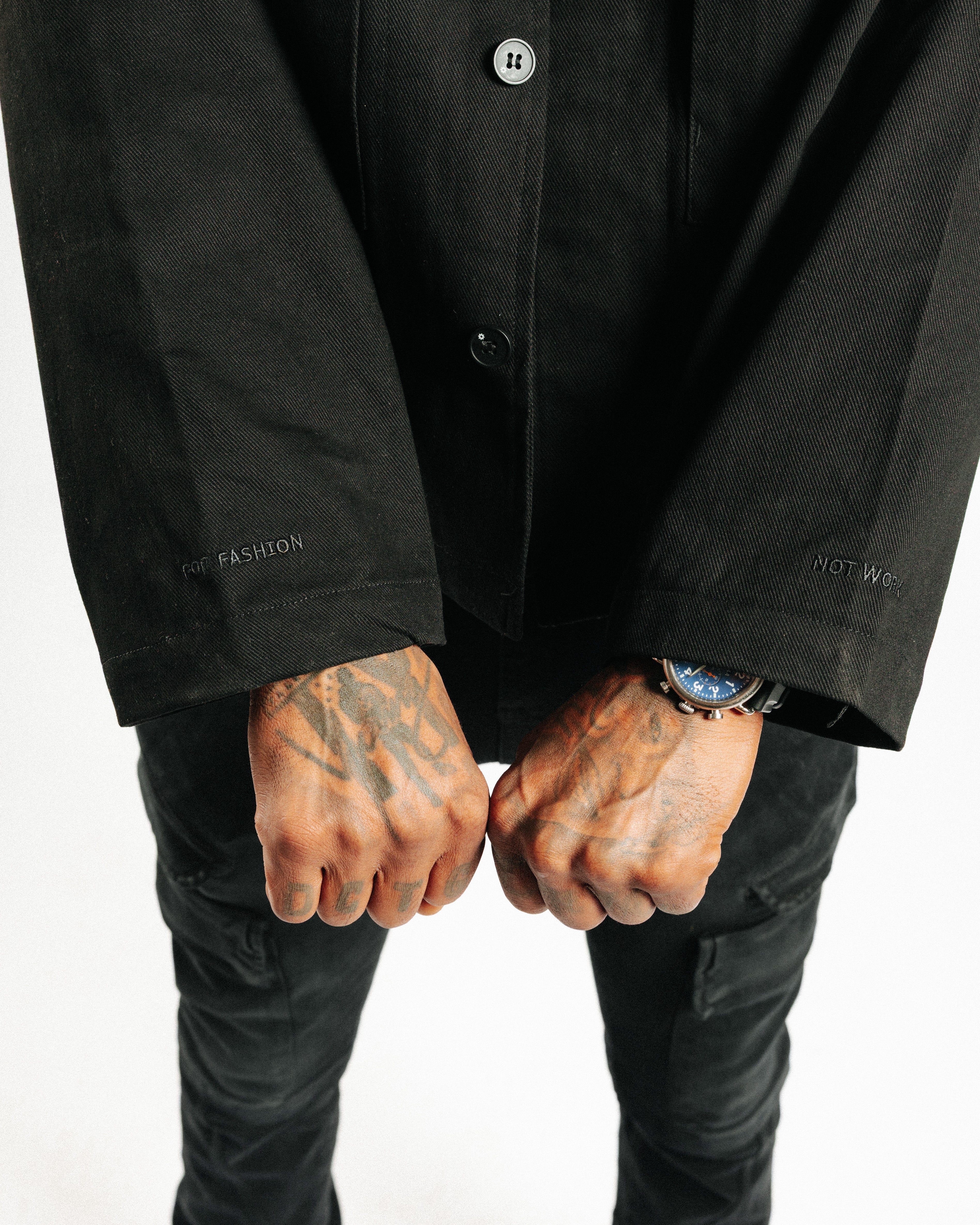 Triple Black Long Sleeve Workshirt