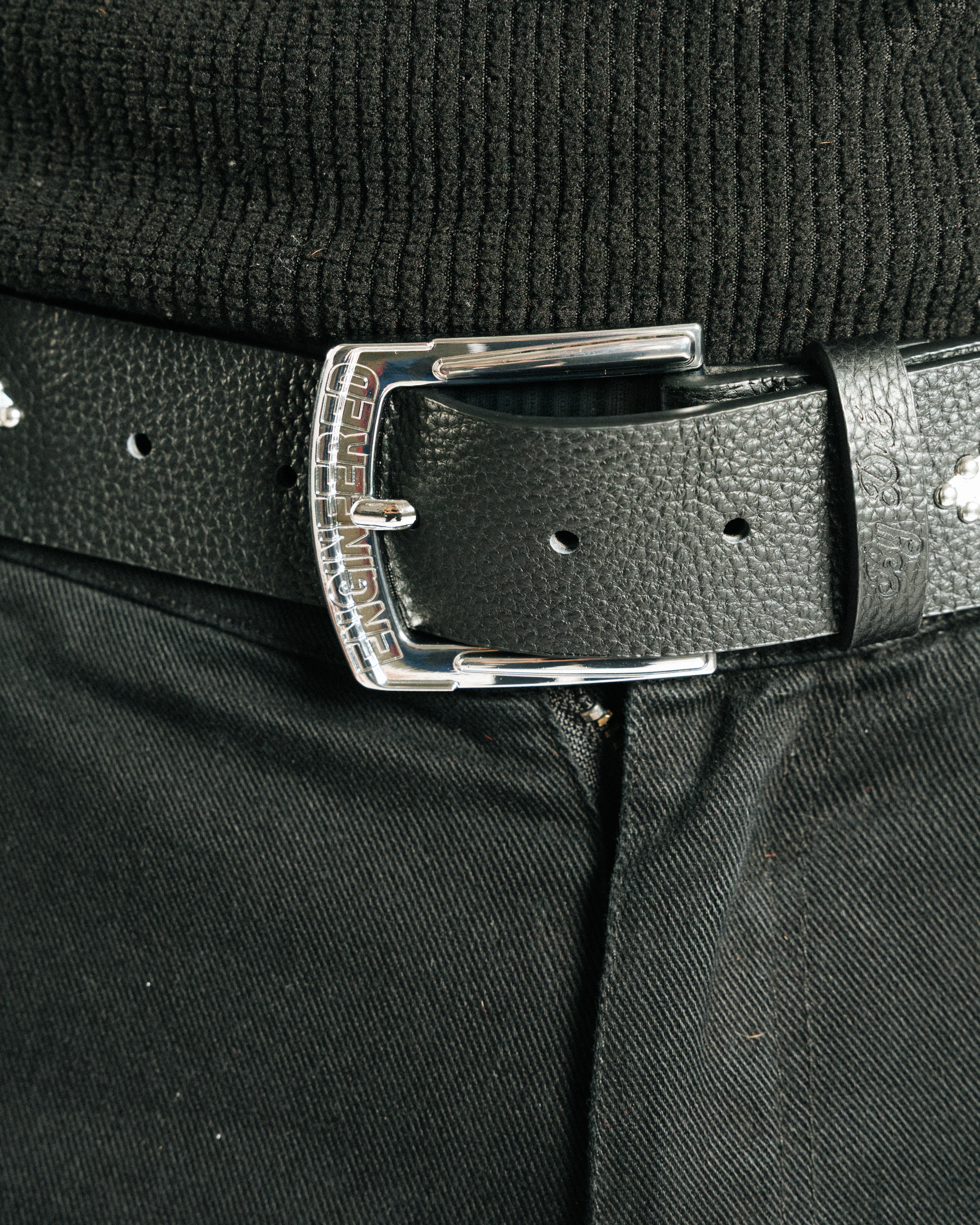 V2 Cowhide Belt ( BLACK )