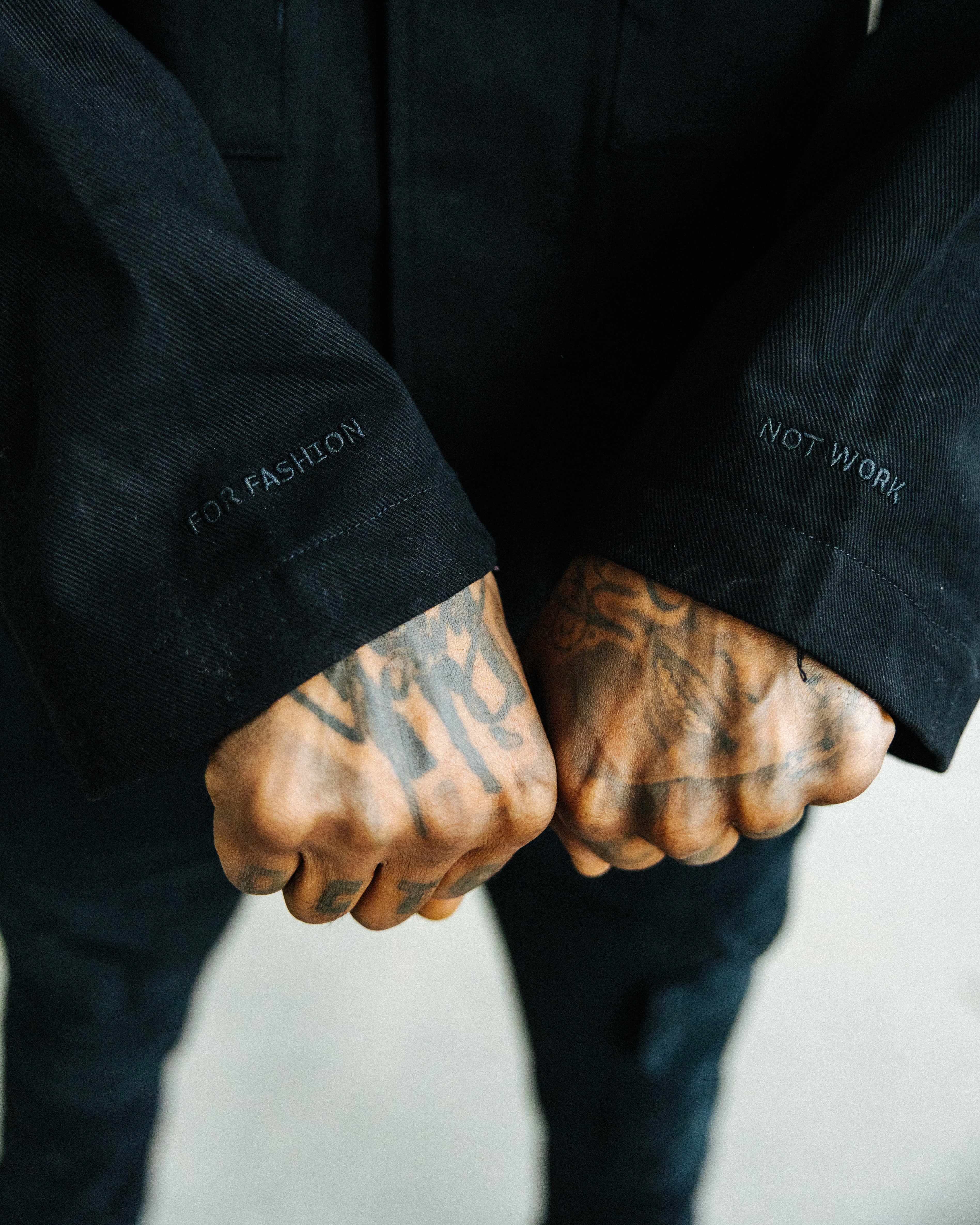 Triple Black Long Sleeve Workshirt