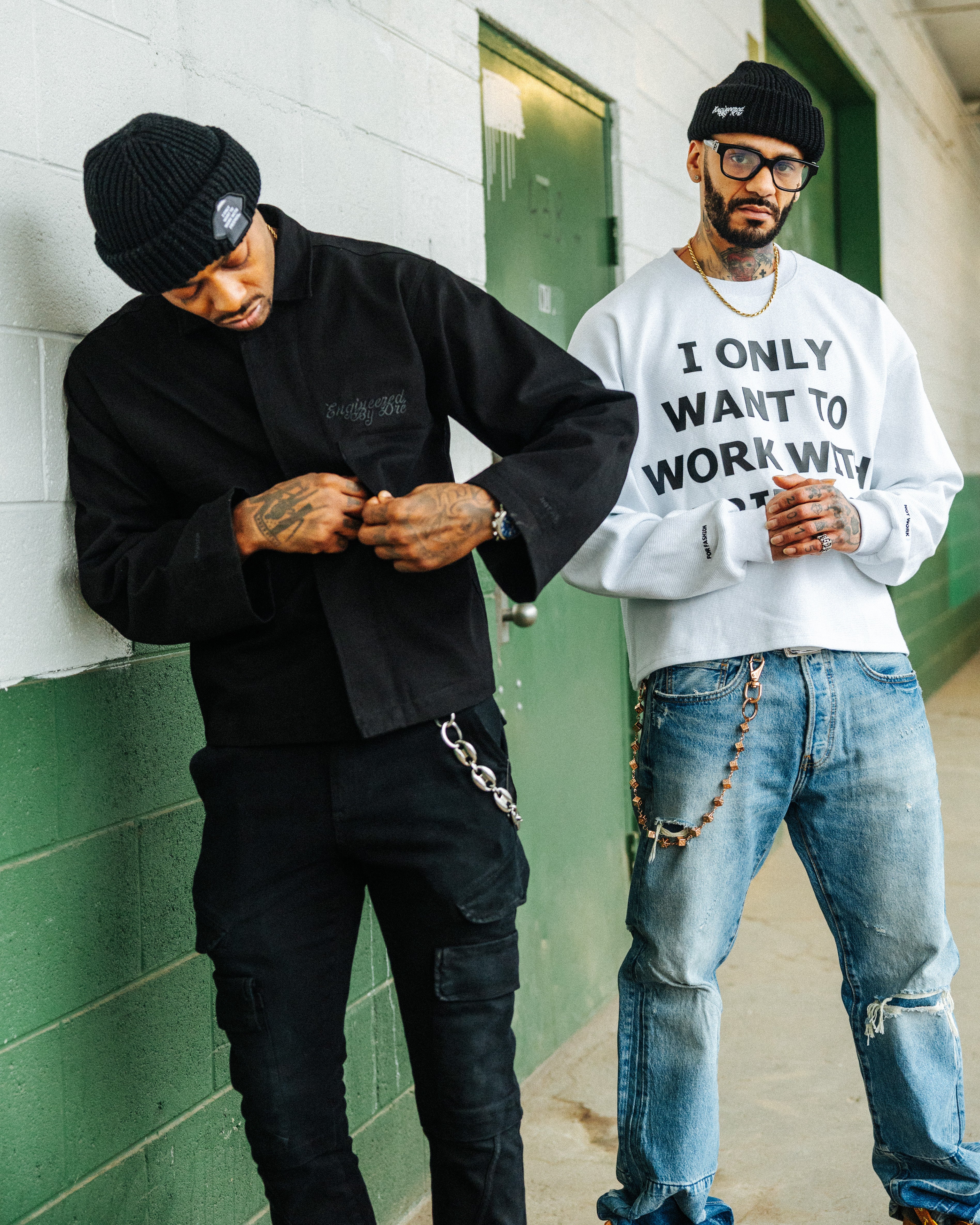 Triple Black Long Sleeve Workshirt