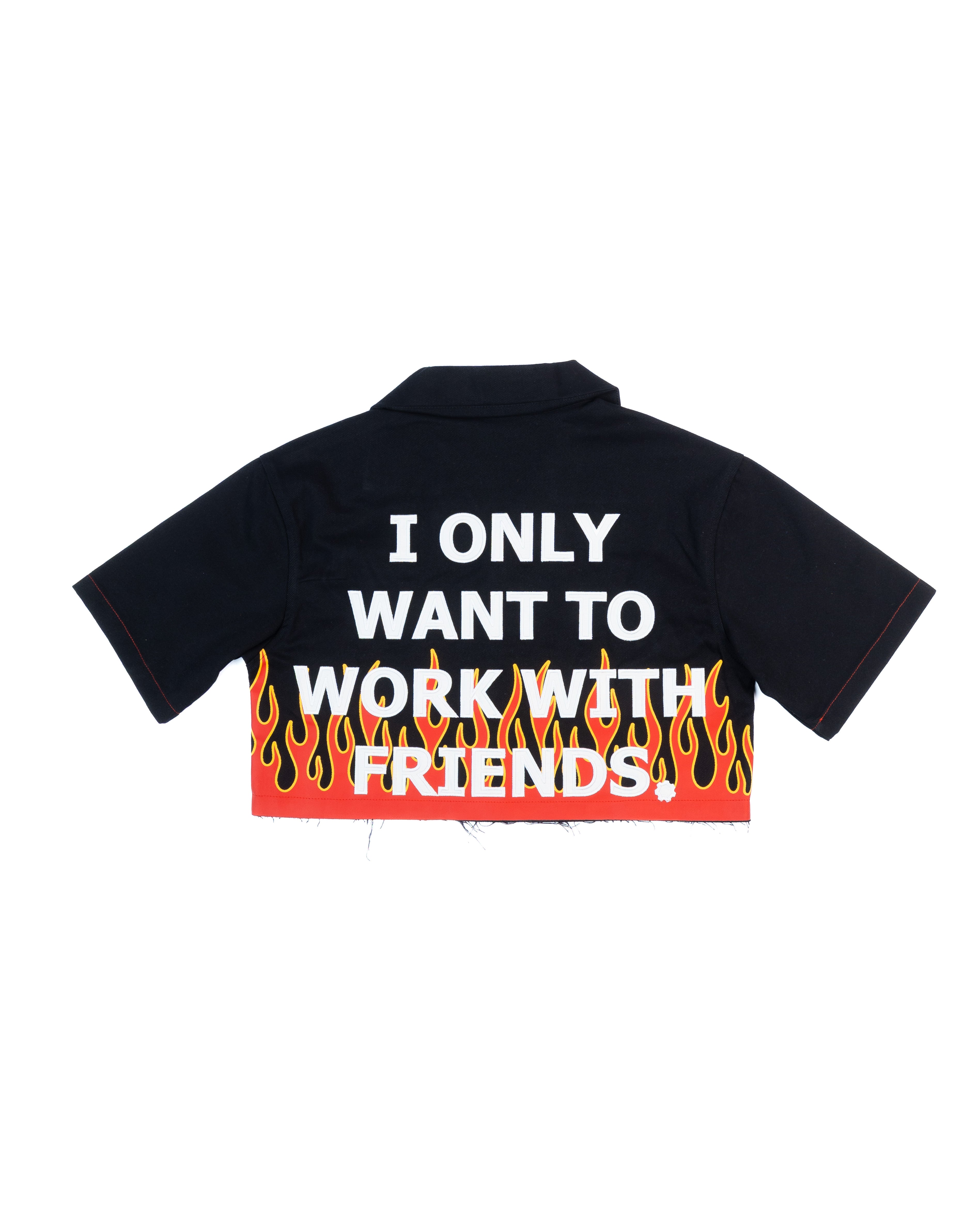 Flame "Hér" WORKSHIRT ( CROPPED )