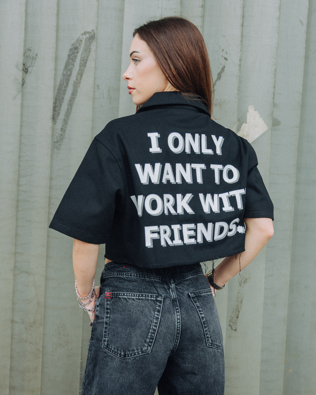 Stealth "Hér" WORKSHIRT ( CROPPED )