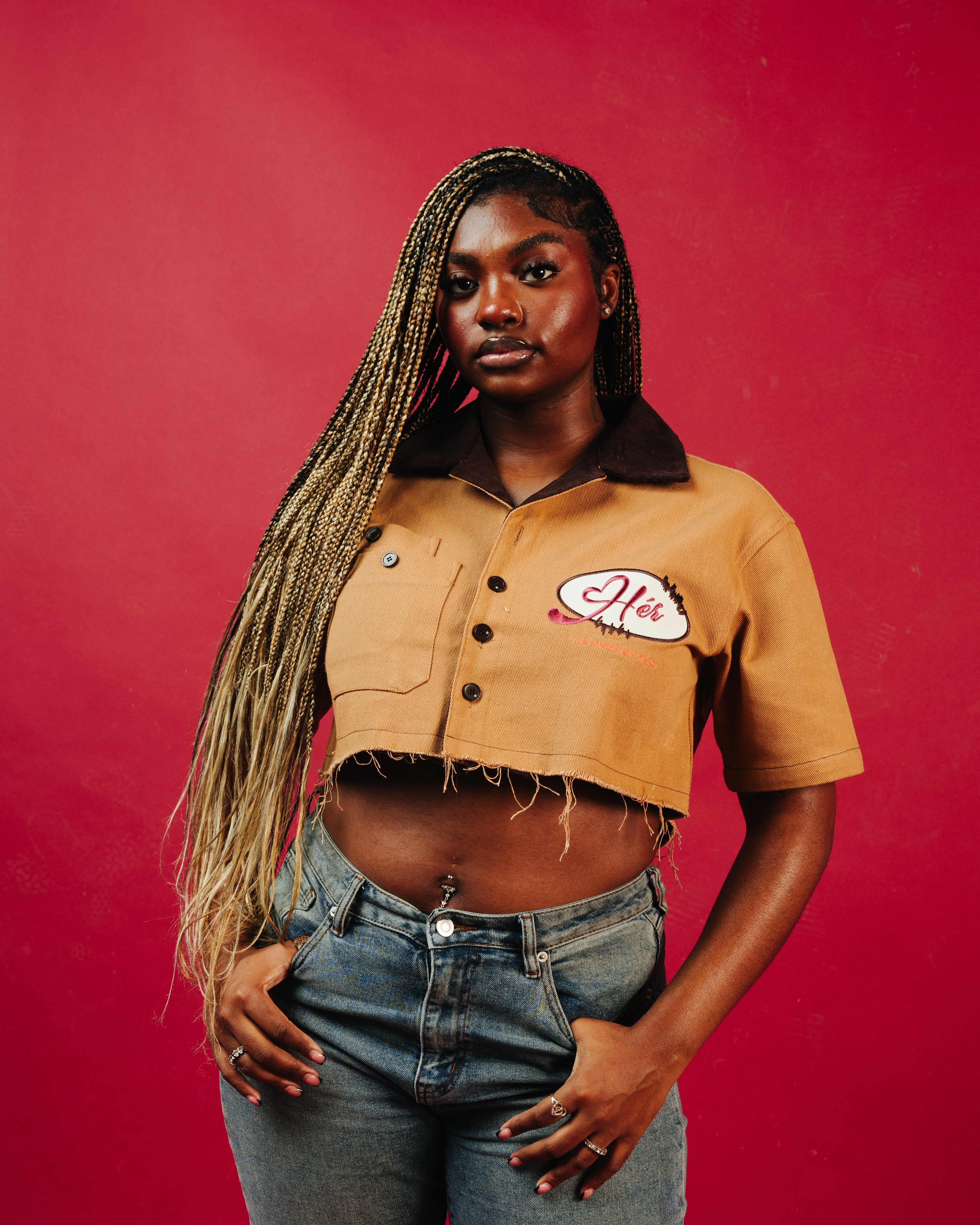 WHEAT "Hér" WORKSHIRT (CROPPED)