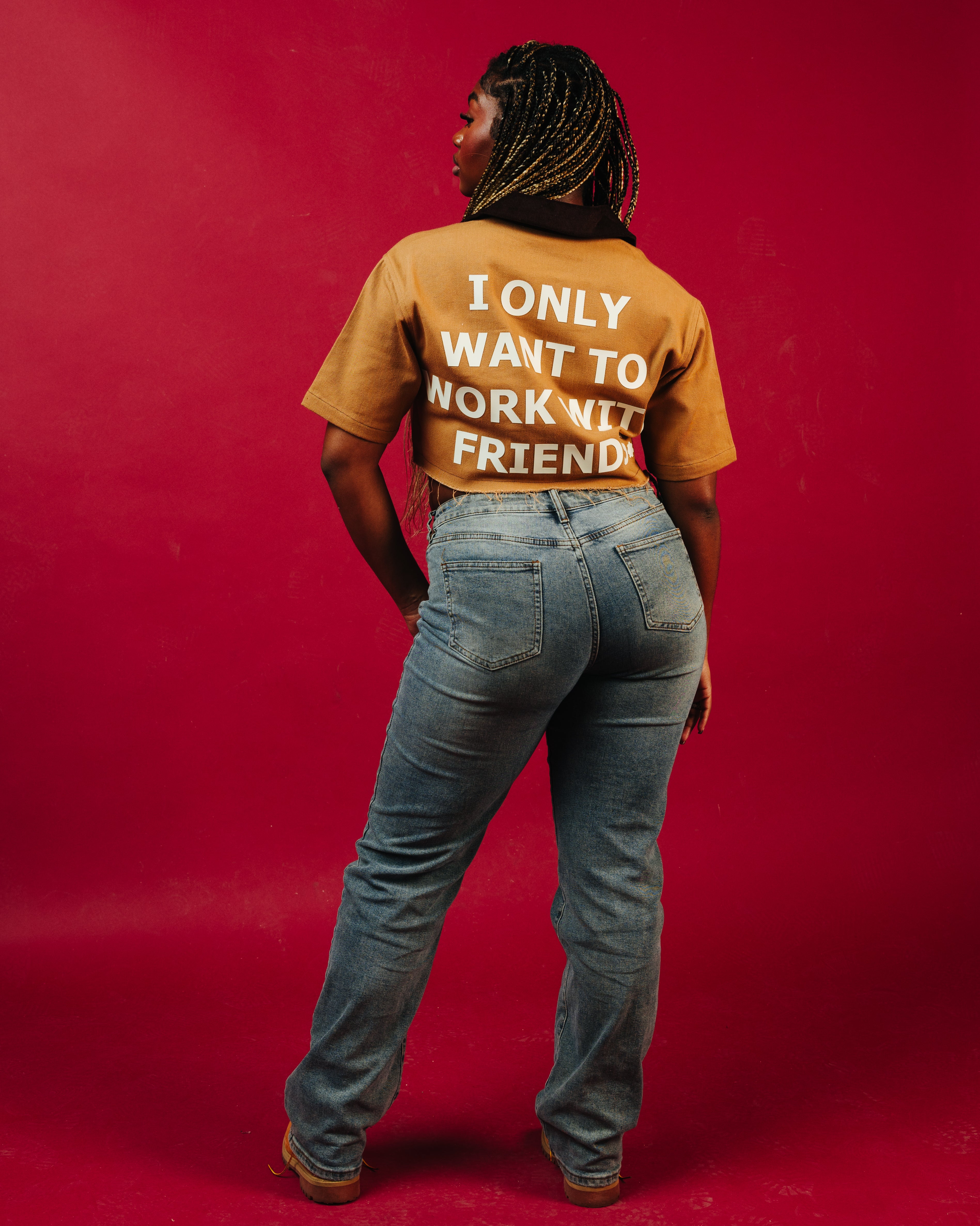 WHEAT "Hér" WORKSHIRT (CROPPED)