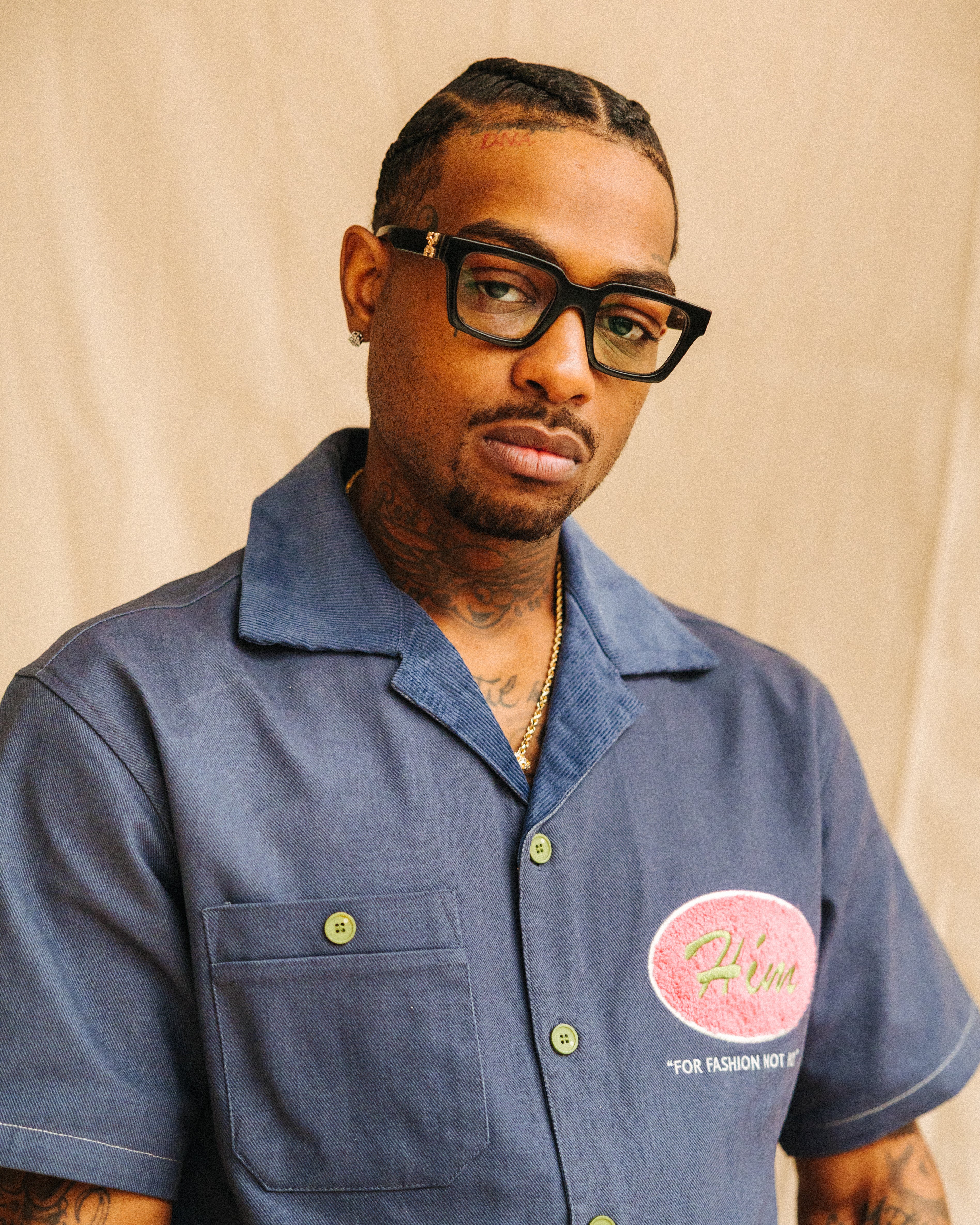 DENIM BLUE "Hím" WORKSHIRT