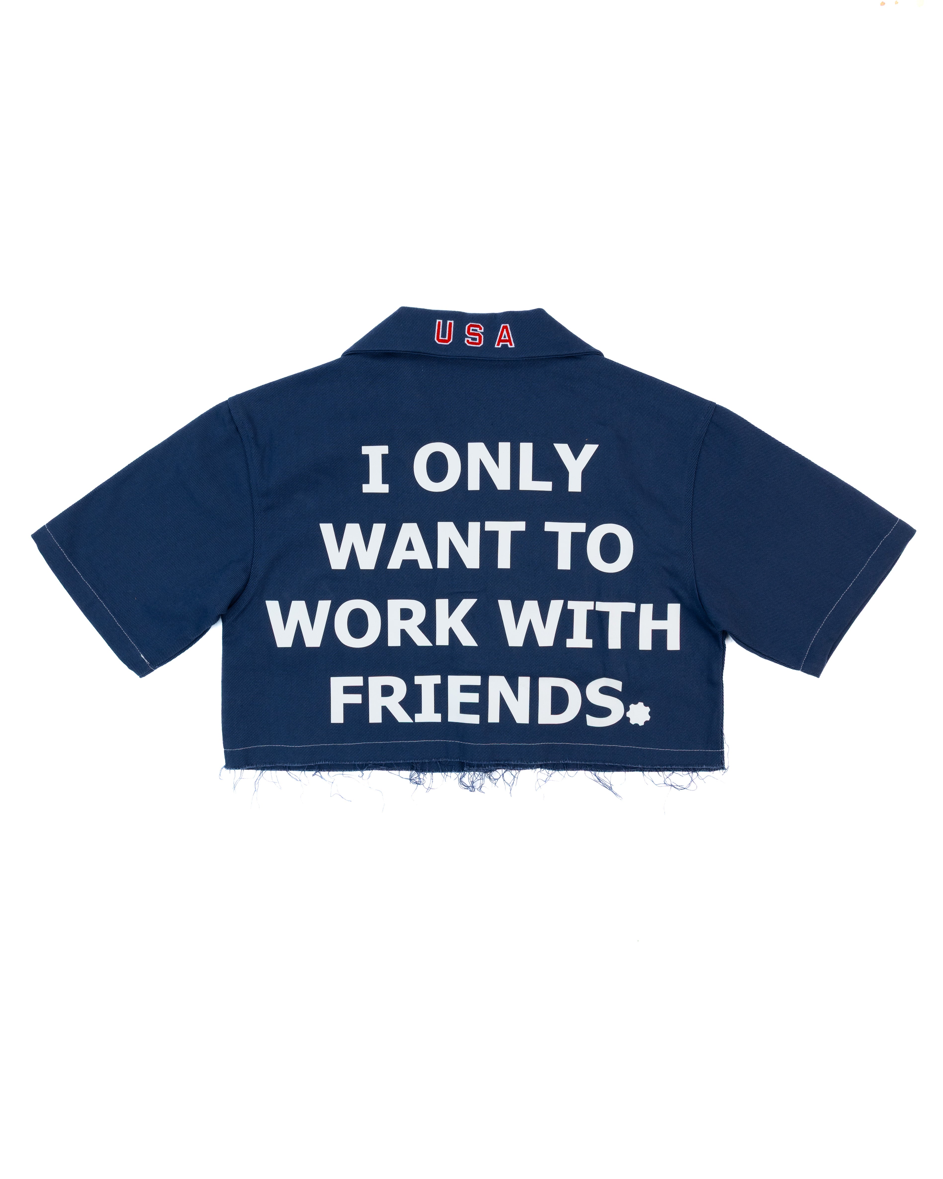 USA "Hér" WORKSHIRT ( CROPPED )