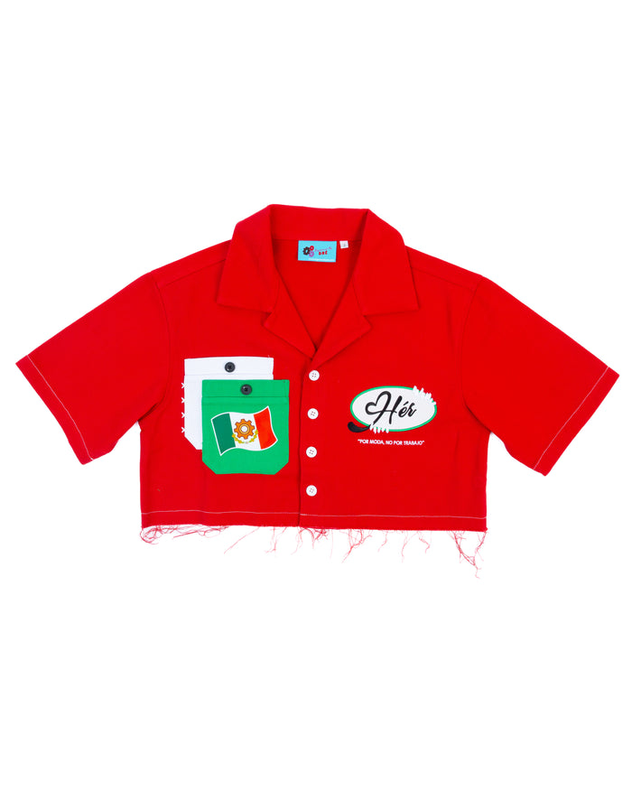 MEXICO "Hér" WORKSHIRT ( CROPPED )