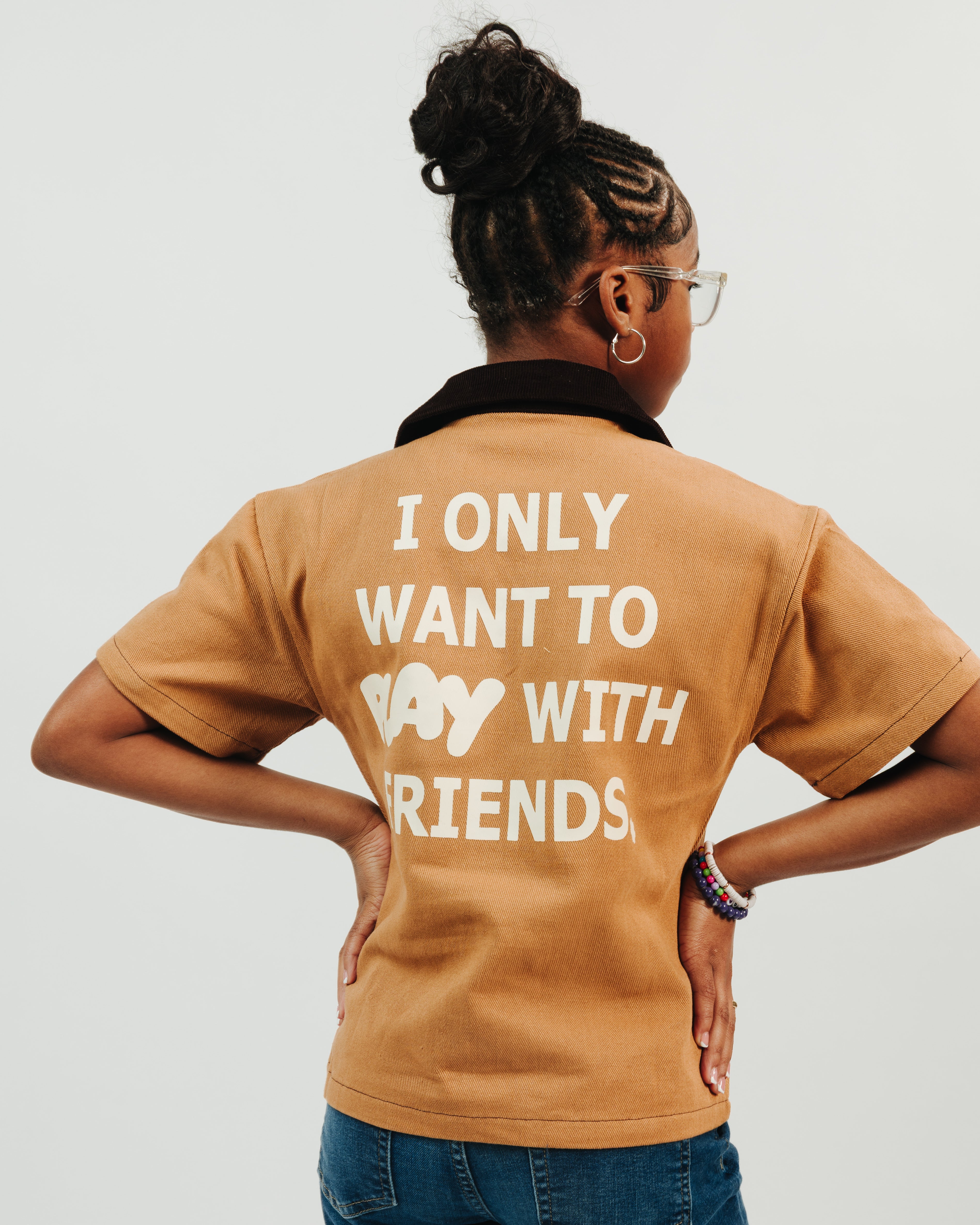 Wheat "KIDS" WORKSHIRT