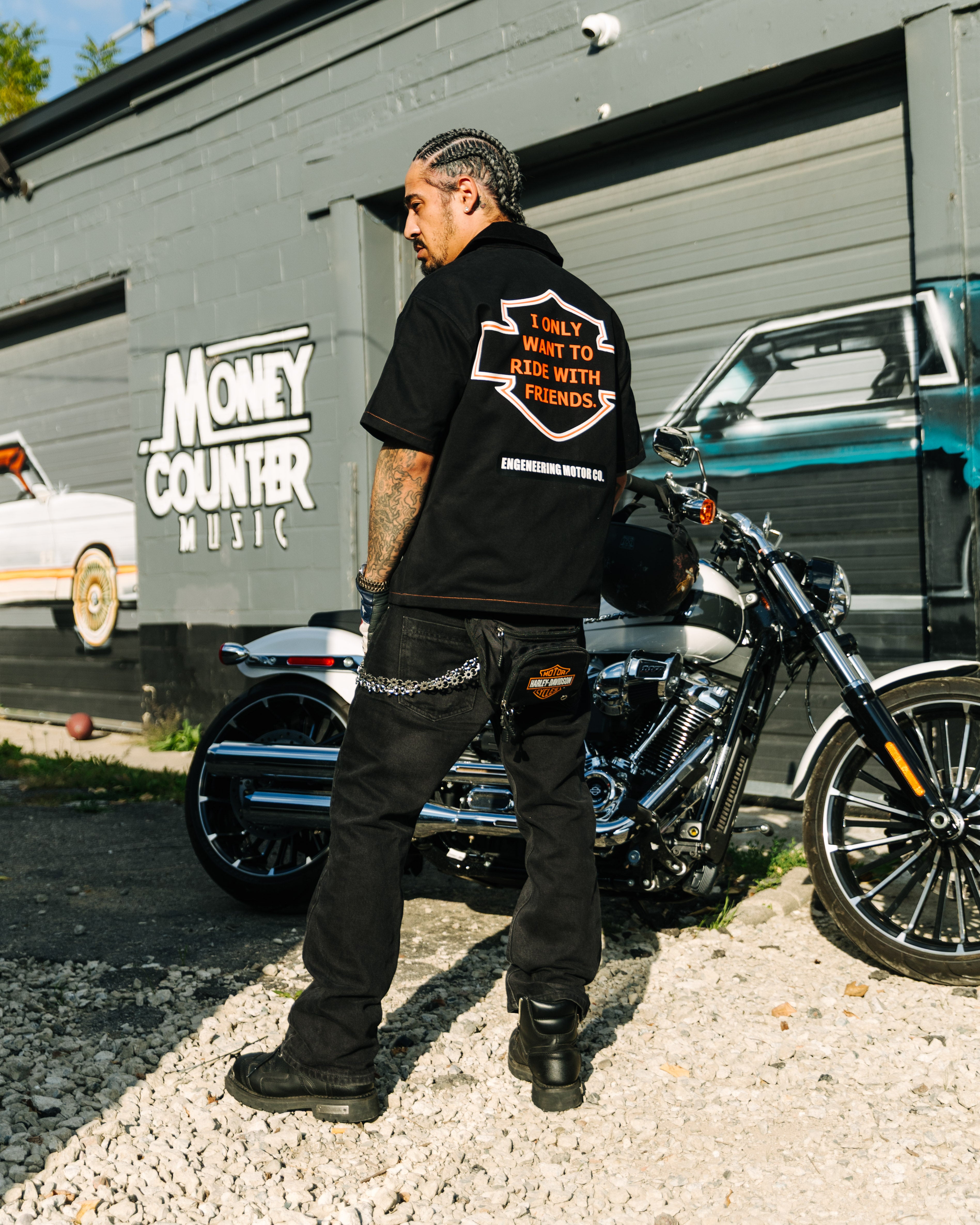 Harley Davidson "Hím" WORKSHIRT