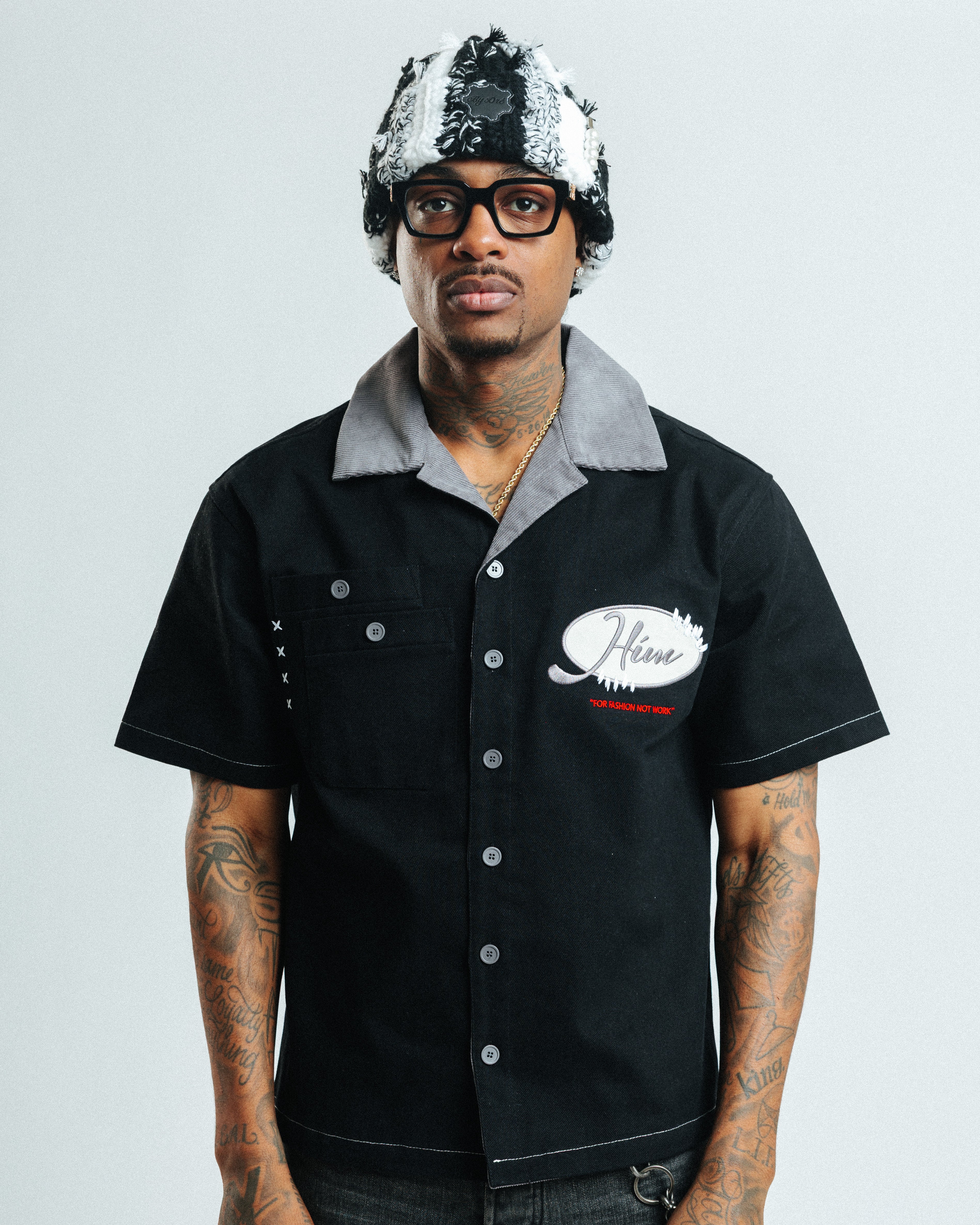 High Powered Work Shirt  Lサイズ  ブラック 215A9092.jpg?v=1769731662&