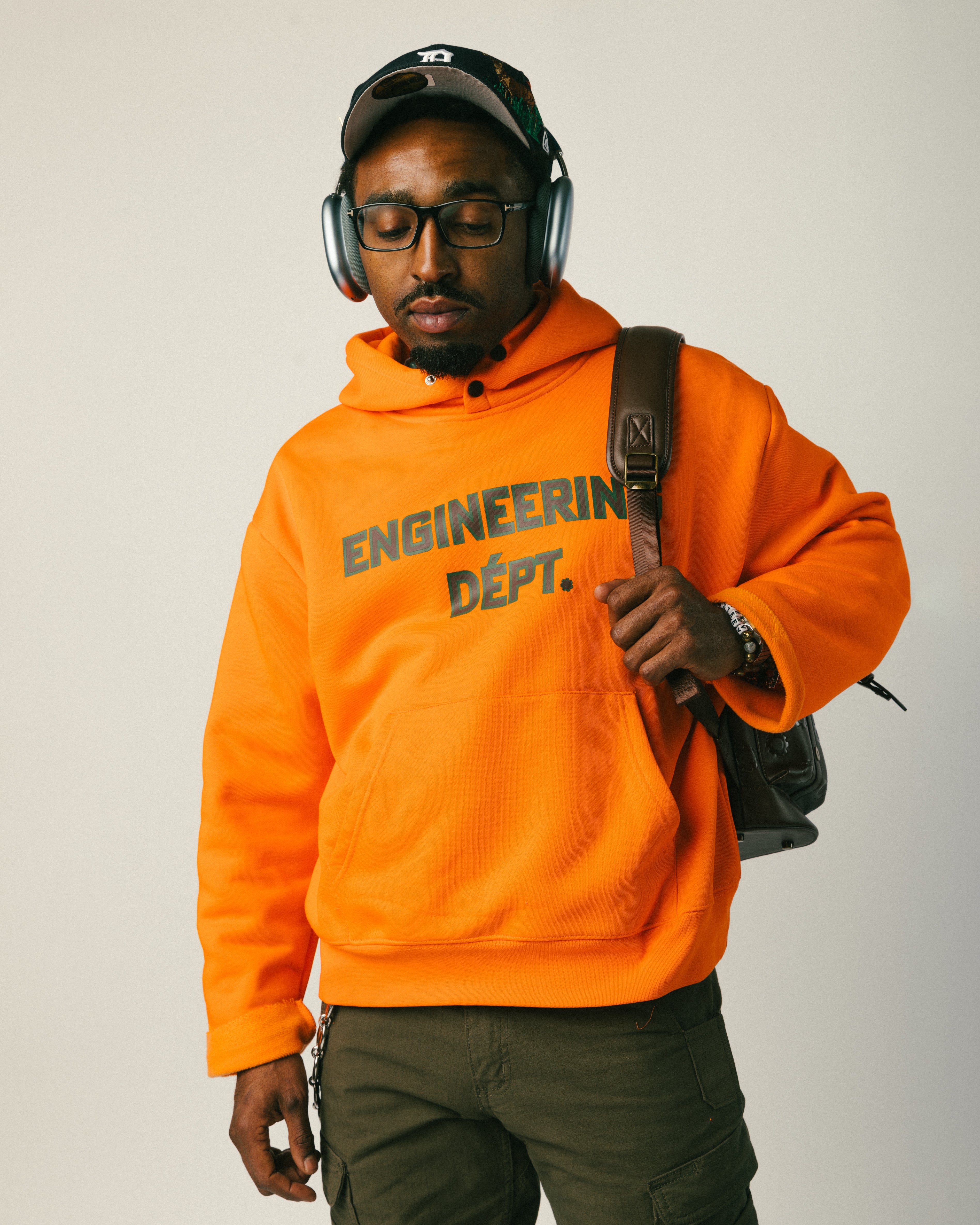 ENGINEERING DÉPT HOODIE (ORANGE)