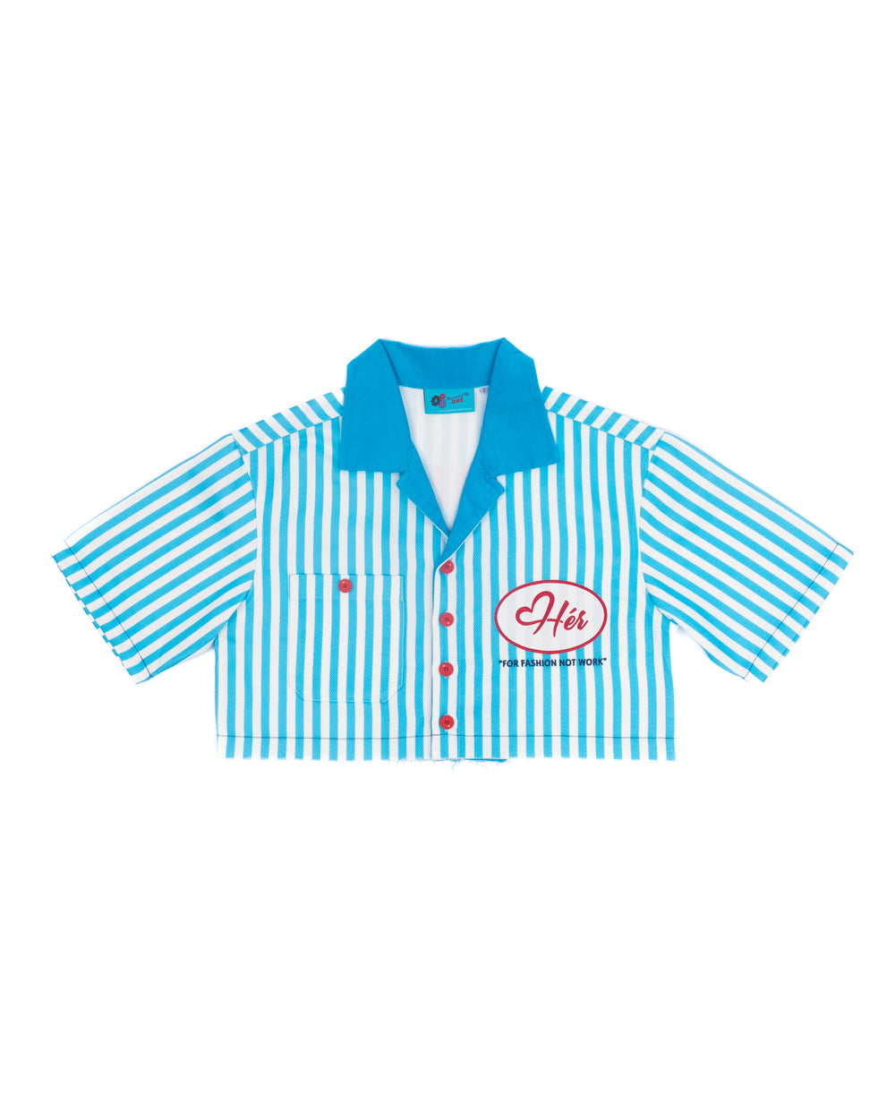 HOOD BURGER "Hér" WORKSHIRT ( CROPPED )