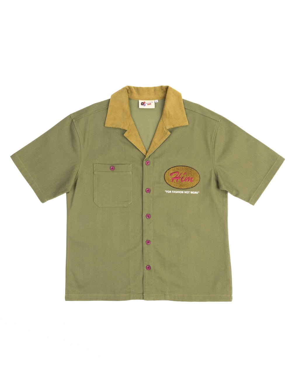 DENIM GREEN "Hím" WORKSHIRT