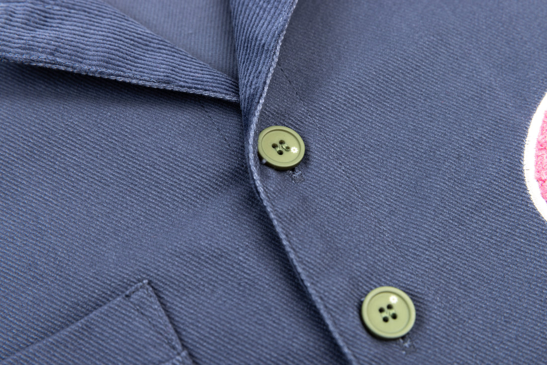 DENIM BLUE "Hér" WORKSHIRT ( CROPPED )