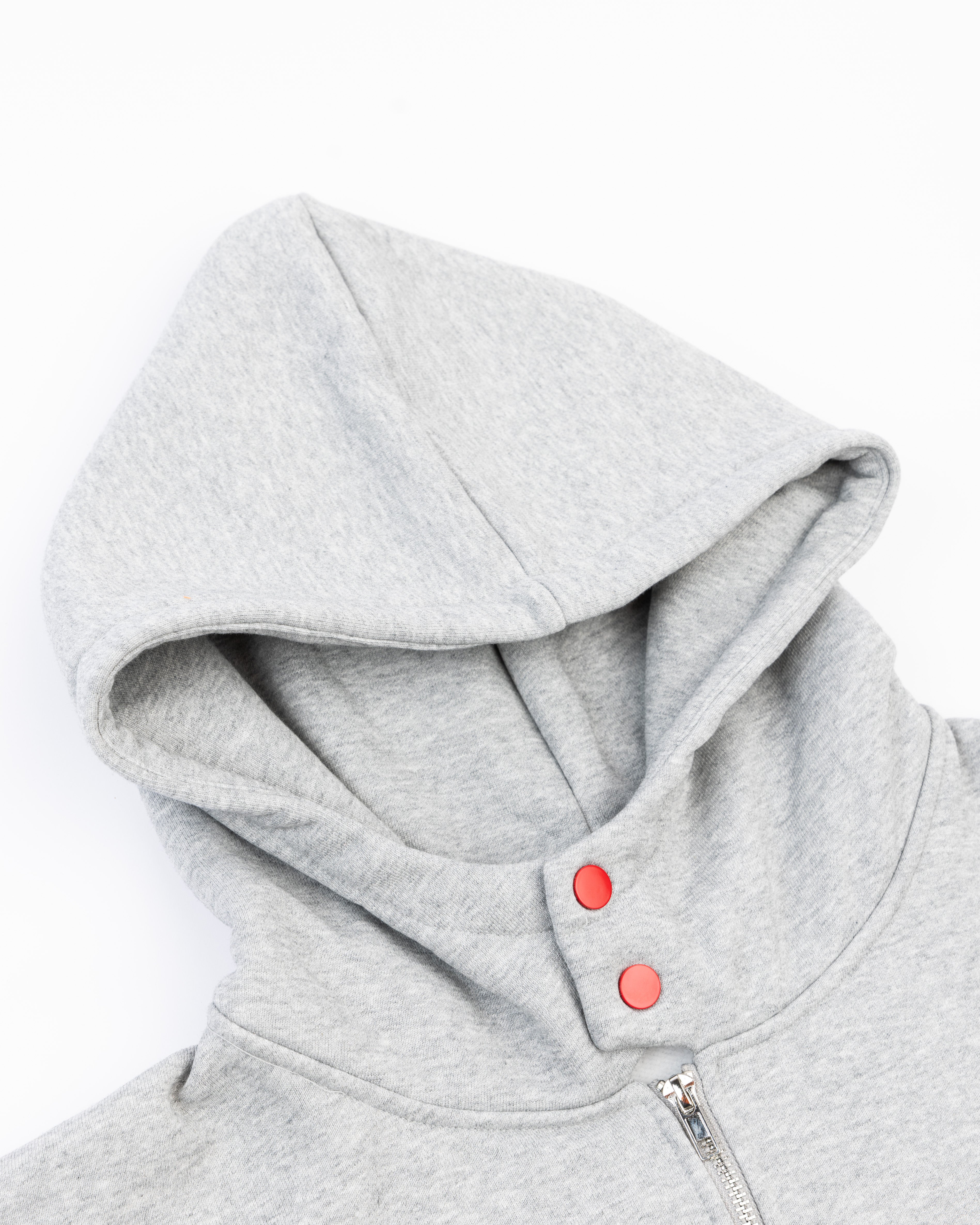 ENGINEERING DÉPT ZIP UP HOODIE (GRAY)
