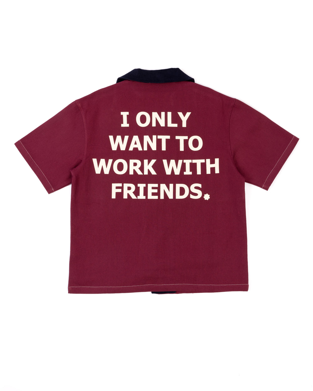 MIXED BERRY "Hér" WORKSHIRT (FULL) back view