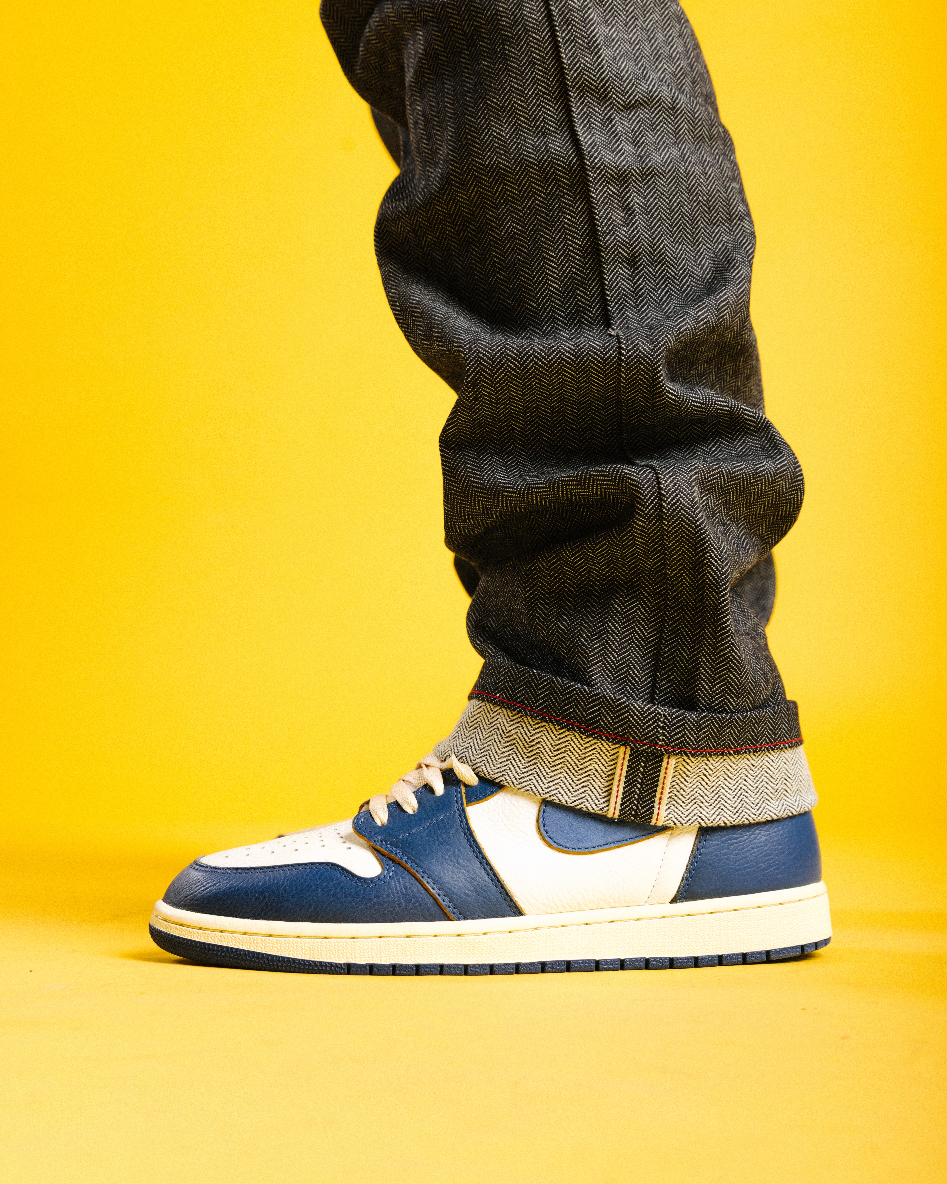 JAPANESE HERRINGBONE SELVEDGE DENIM JEANS